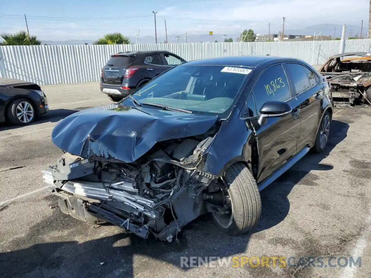 2 Photograph of a damaged car 5YFS4MCE7MP082056 TOYOTA COROLLA 2021