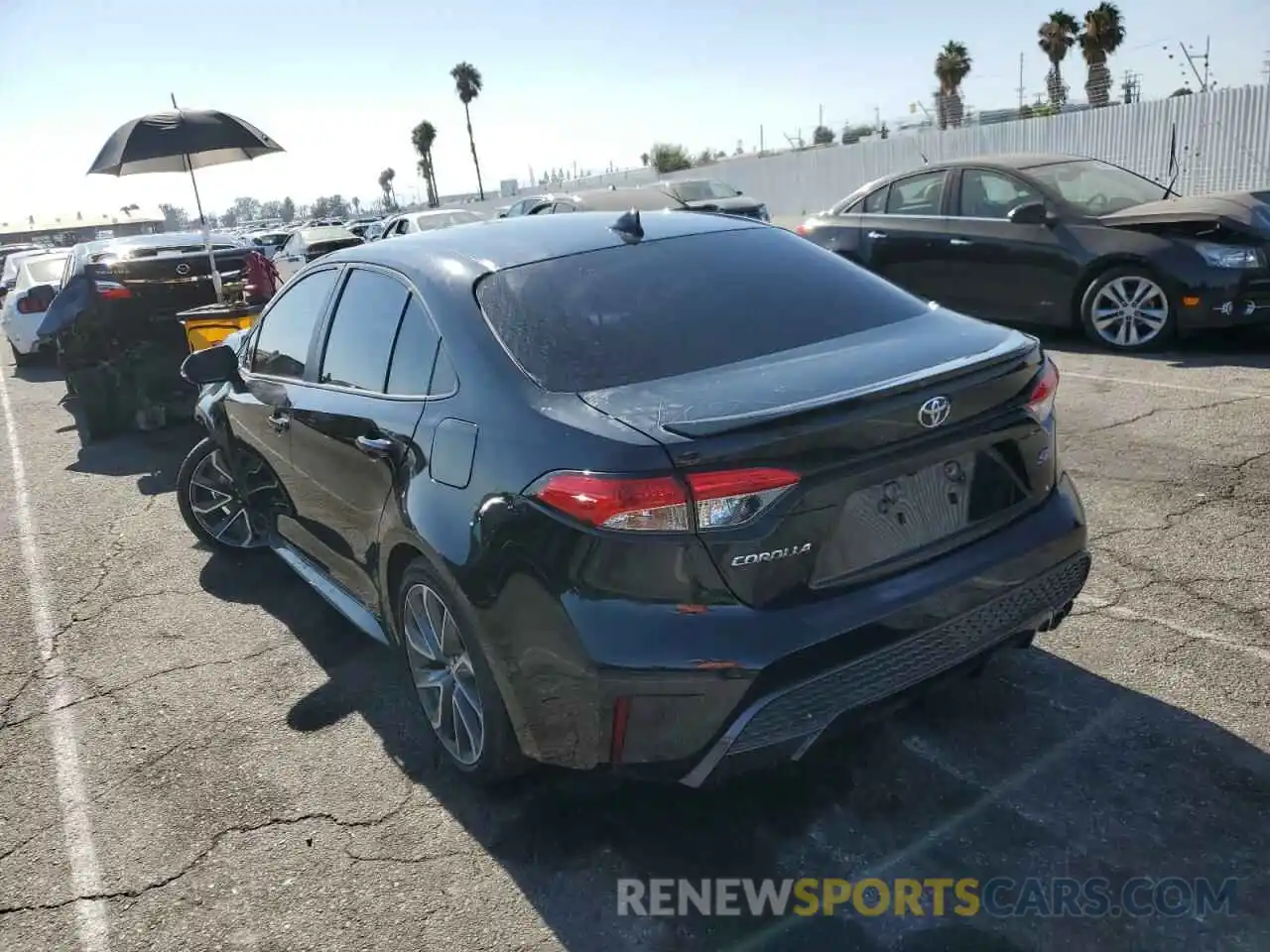 3 Photograph of a damaged car 5YFS4MCE7MP082056 TOYOTA COROLLA 2021