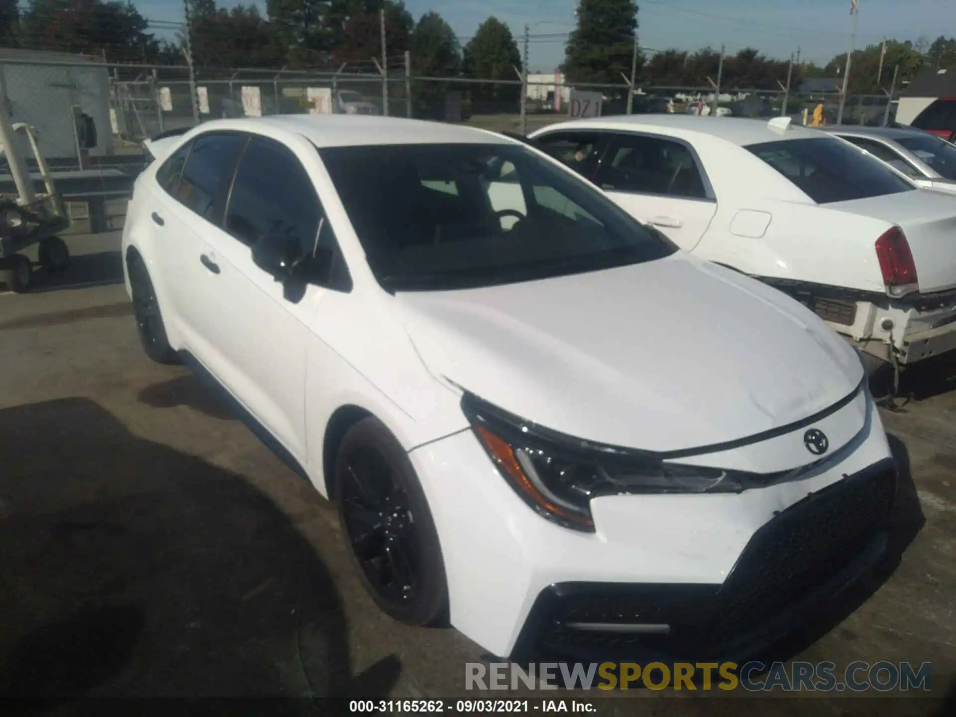 1 Photograph of a damaged car 5YFS4MCE7MP082588 TOYOTA COROLLA 2021