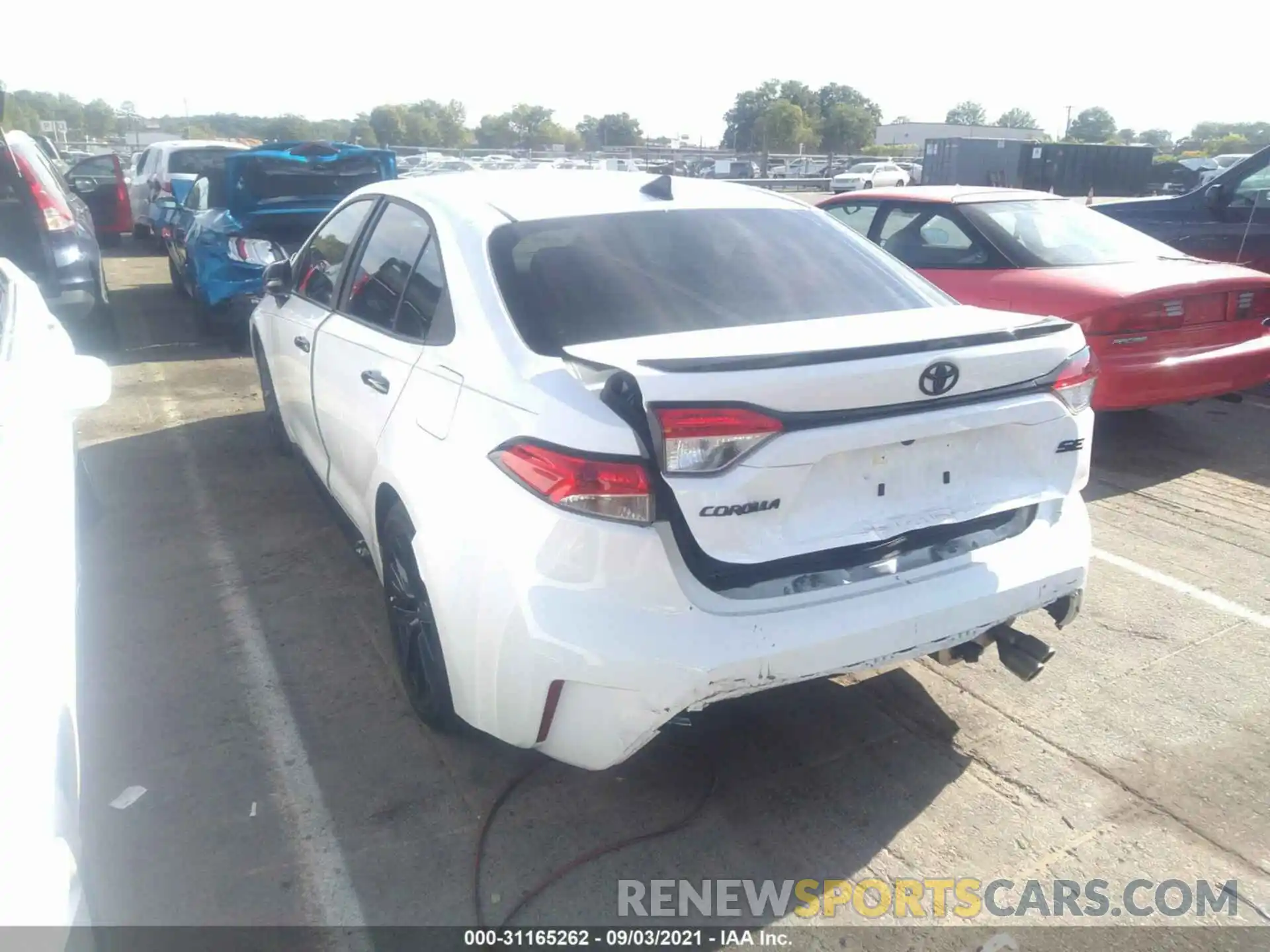 3 Photograph of a damaged car 5YFS4MCE7MP082588 TOYOTA COROLLA 2021