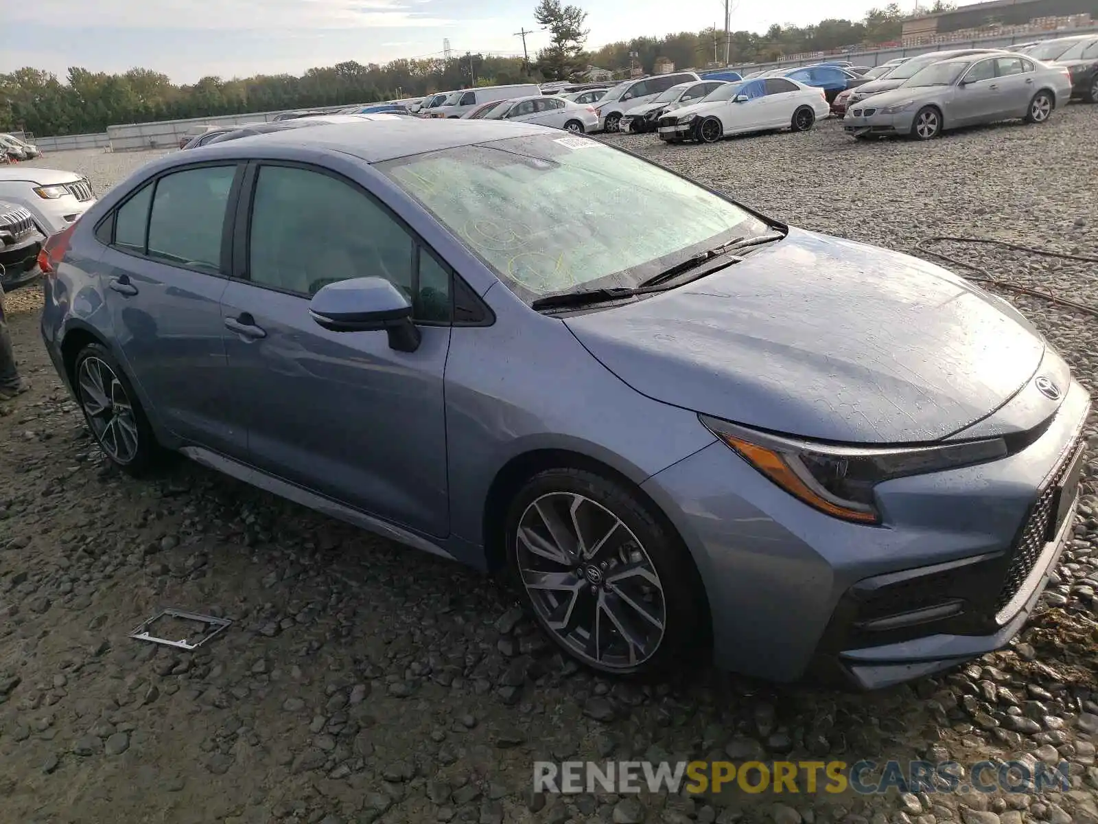 1 Photograph of a damaged car 5YFS4MCE7MP084342 TOYOTA COROLLA 2021