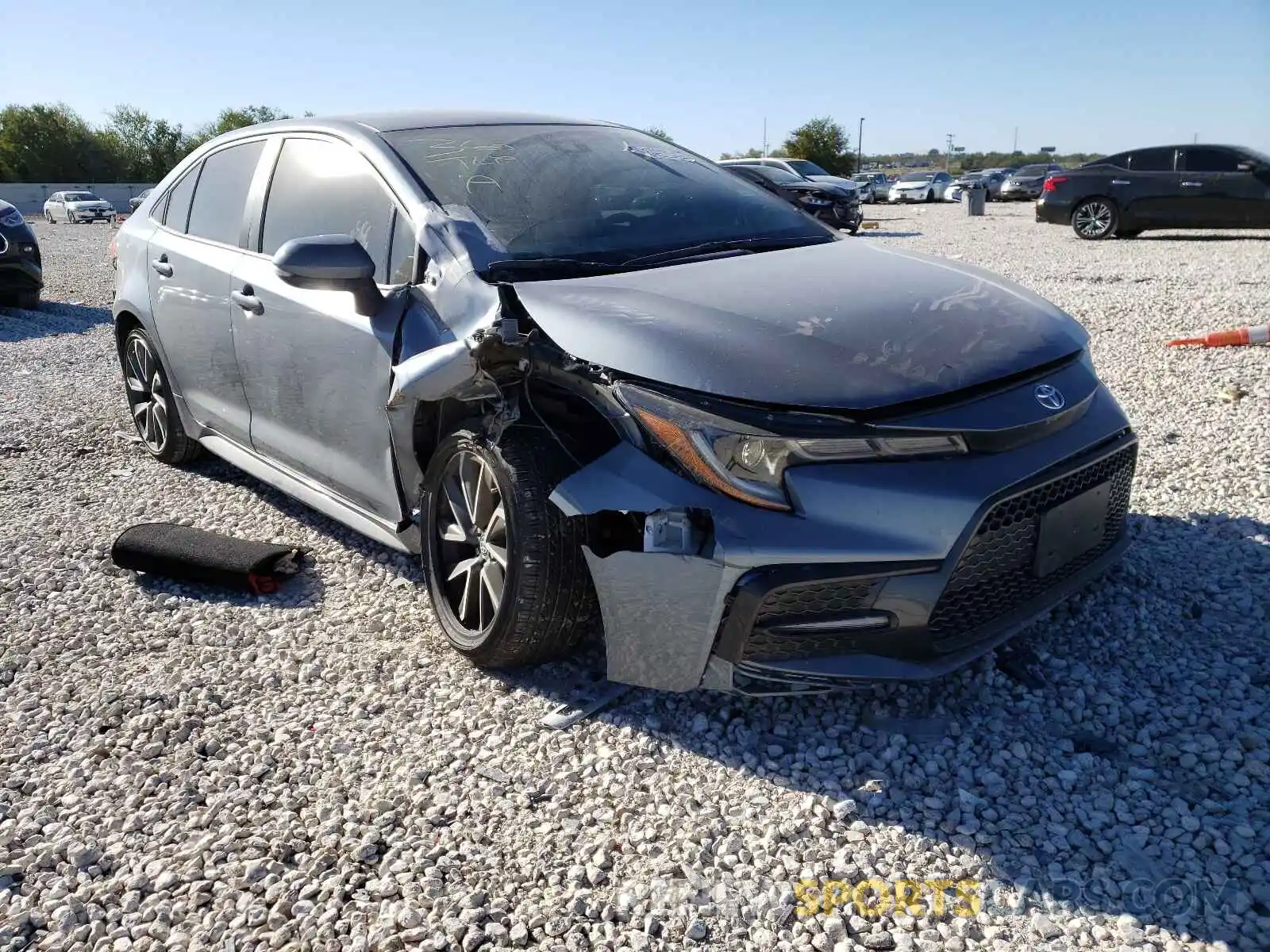 1 Photograph of a damaged car 5YFS4MCE7MP084860 TOYOTA COROLLA 2021