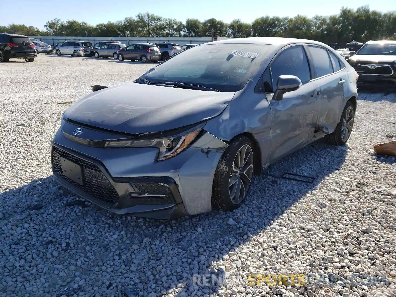 2 Photograph of a damaged car 5YFS4MCE7MP084860 TOYOTA COROLLA 2021