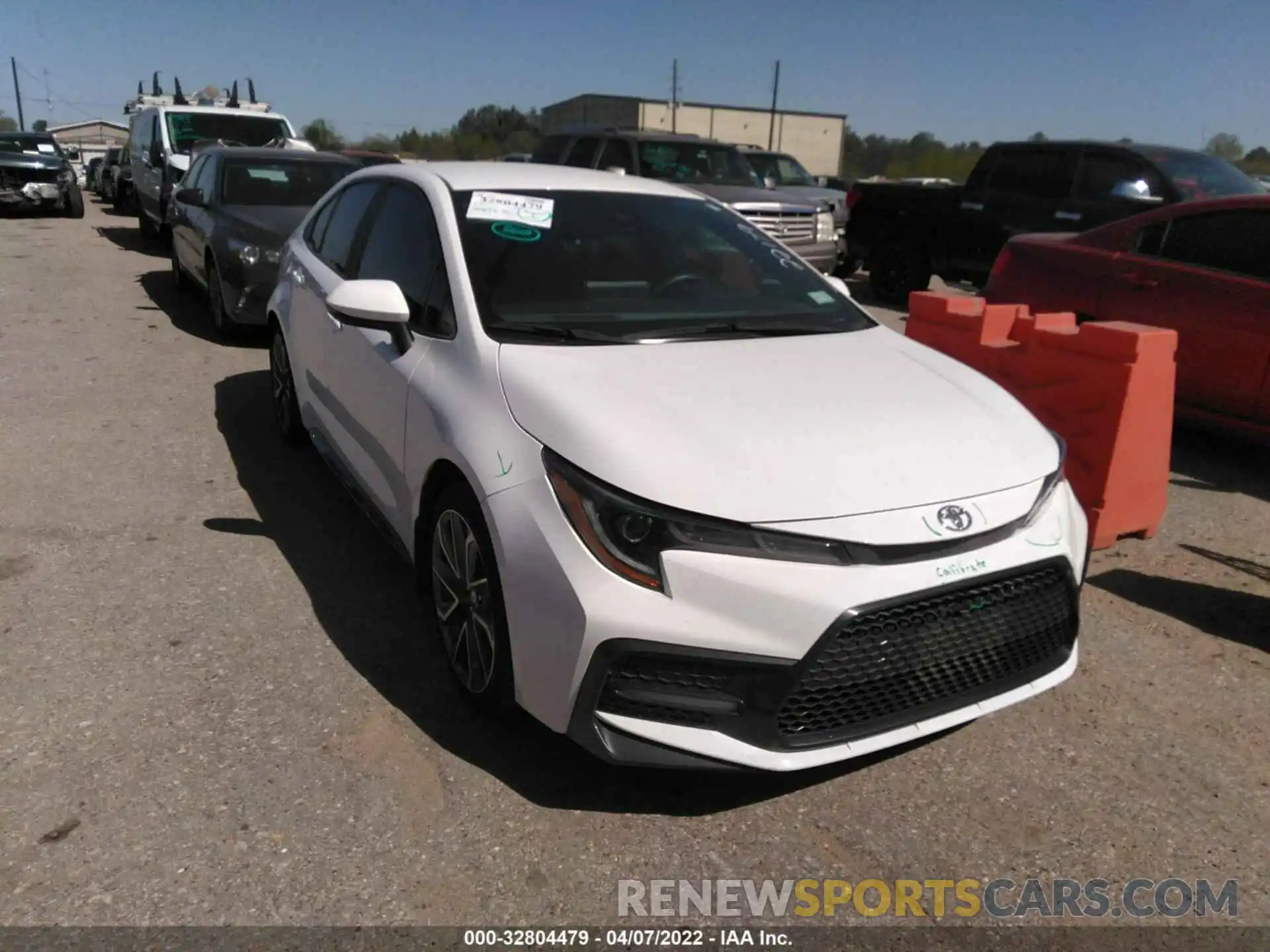 1 Photograph of a damaged car 5YFS4MCE7MP086284 TOYOTA COROLLA 2021