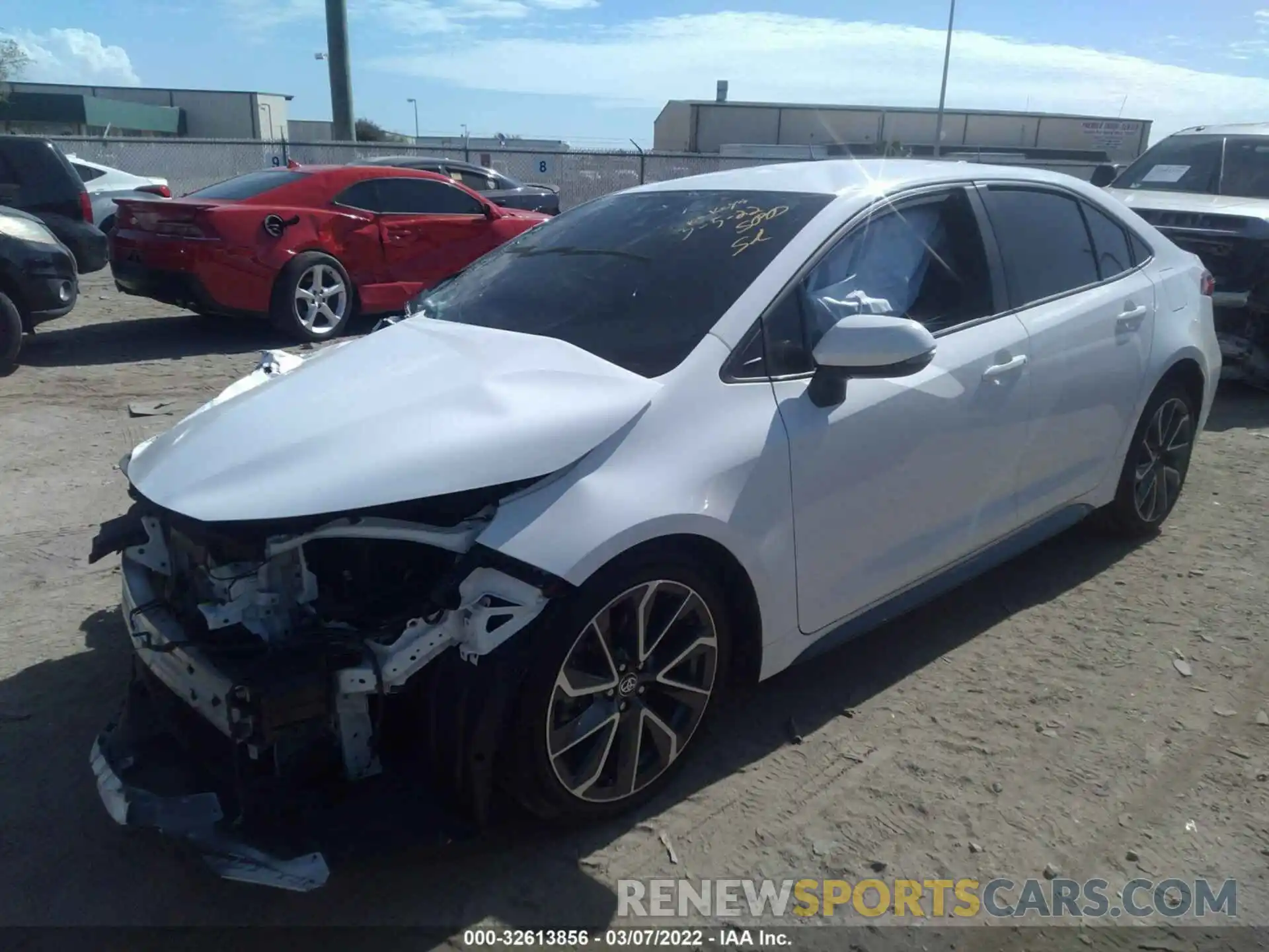 2 Photograph of a damaged car 5YFS4MCE7MP086642 TOYOTA COROLLA 2021