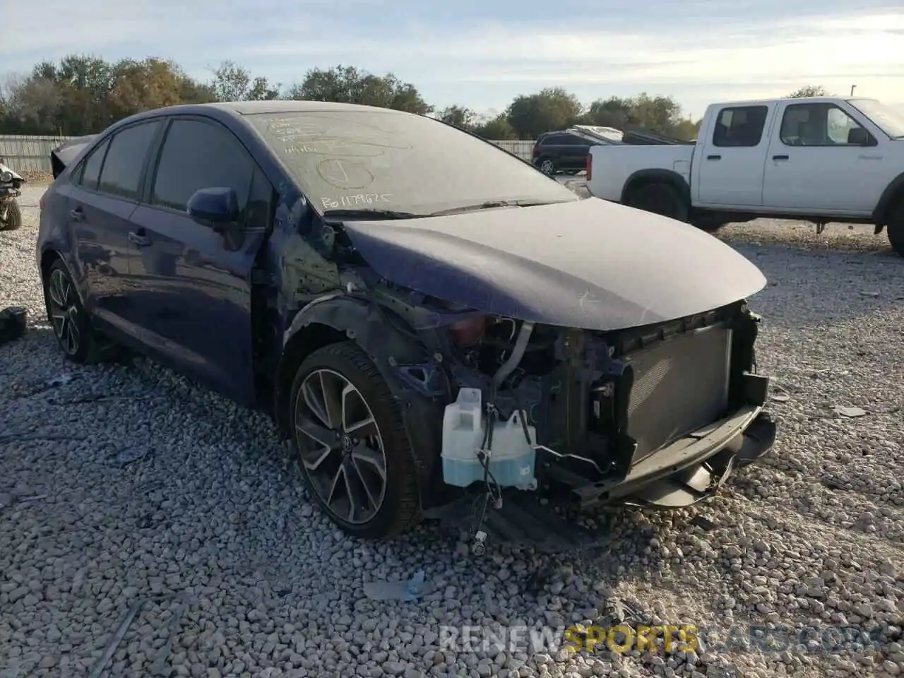 1 Photograph of a damaged car 5YFS4MCE7MP087550 TOYOTA COROLLA 2021