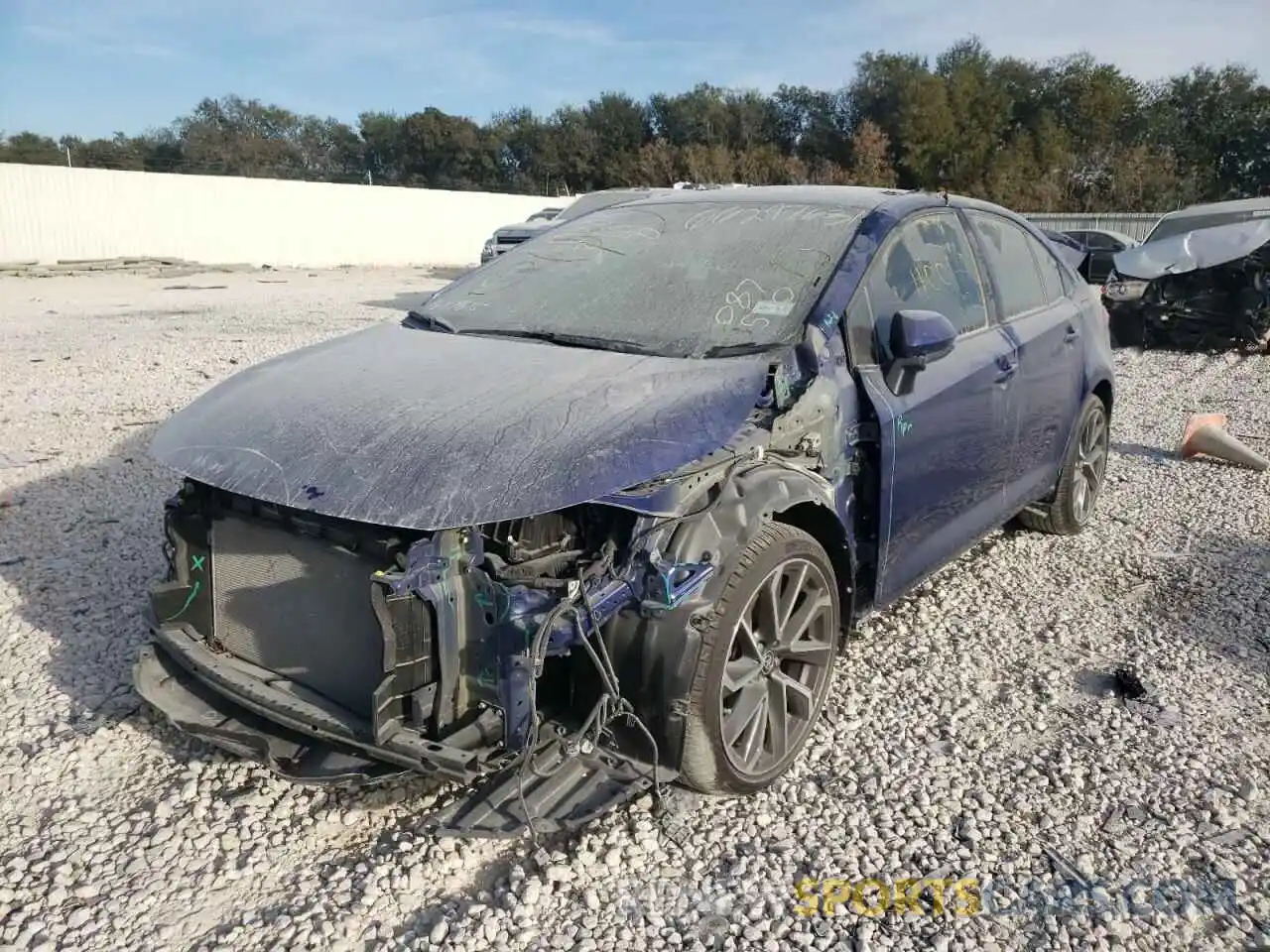 2 Photograph of a damaged car 5YFS4MCE7MP087550 TOYOTA COROLLA 2021