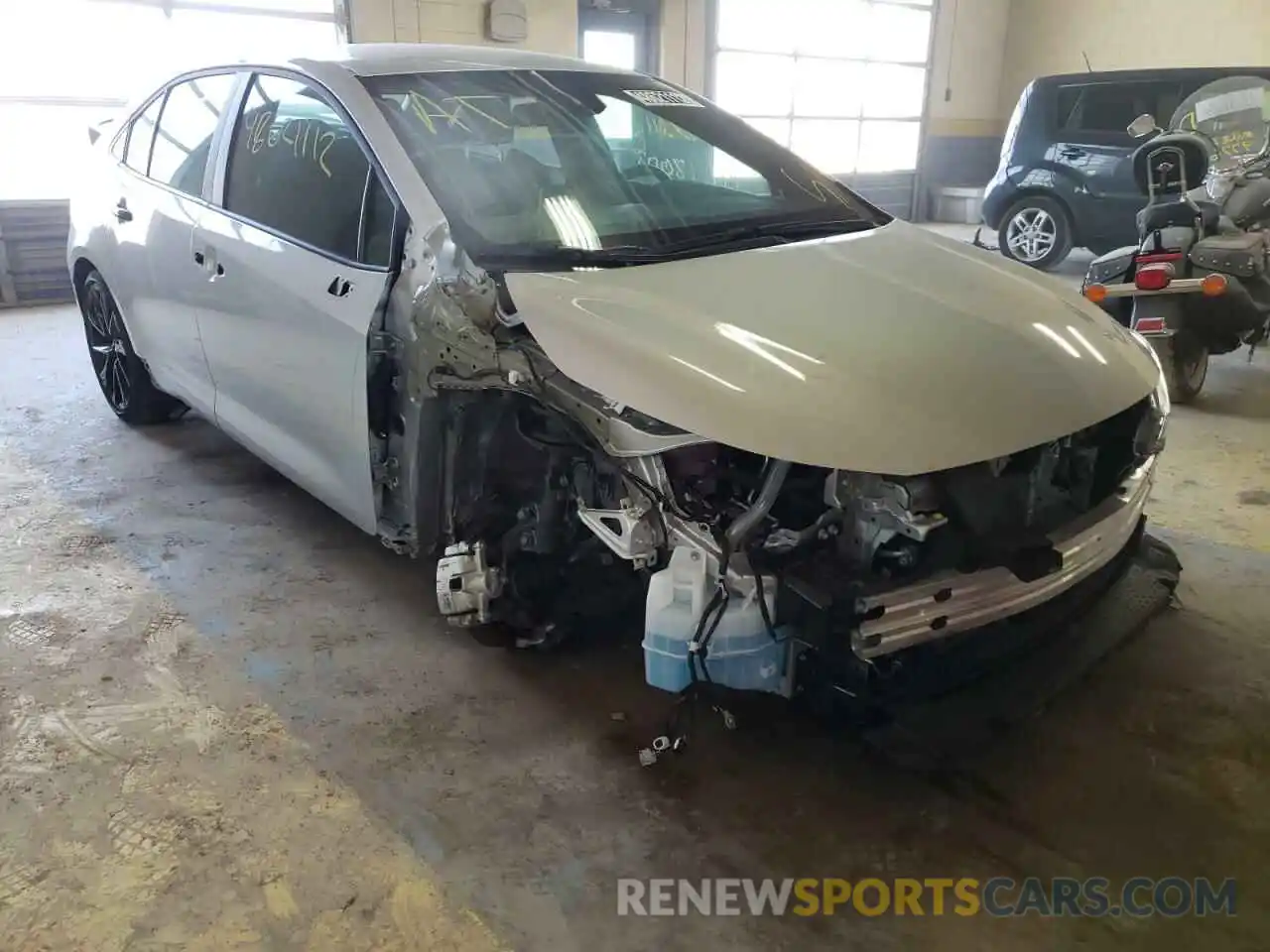 1 Photograph of a damaged car 5YFS4MCE7MP088147 TOYOTA COROLLA 2021