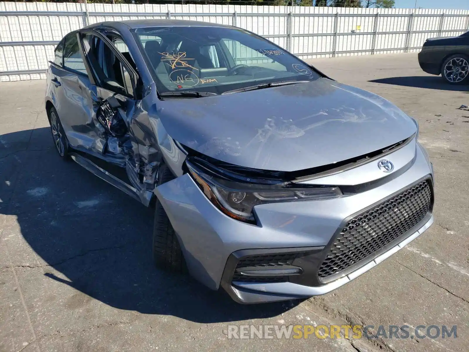 1 Photograph of a damaged car 5YFS4MCE7MP089167 TOYOTA COROLLA 2021