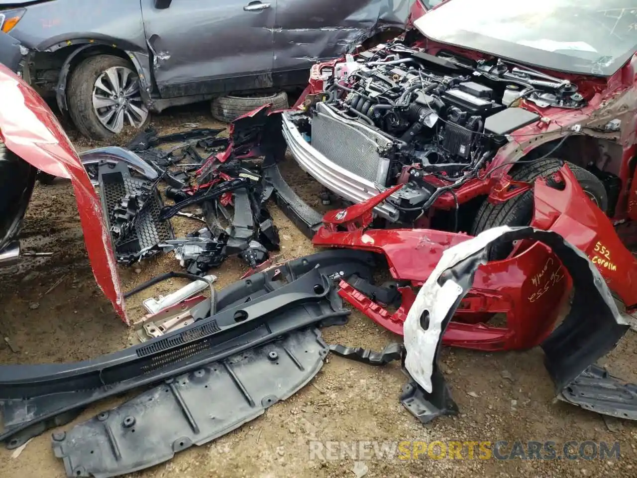 9 Photograph of a damaged car 5YFS4MCE7MP090657 TOYOTA COROLLA 2021