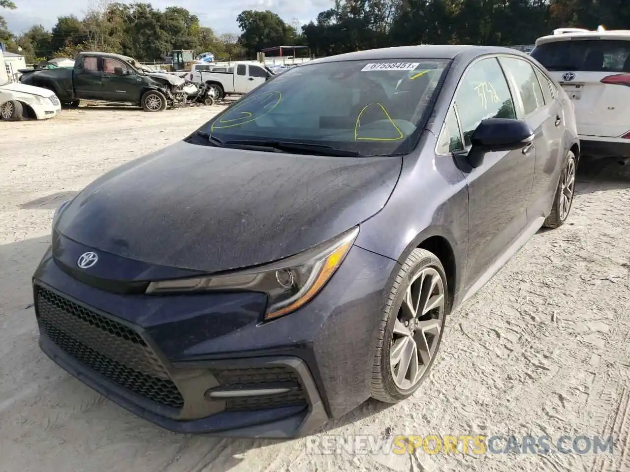 2 Photograph of a damaged car 5YFS4MCE7MP092778 TOYOTA COROLLA 2021