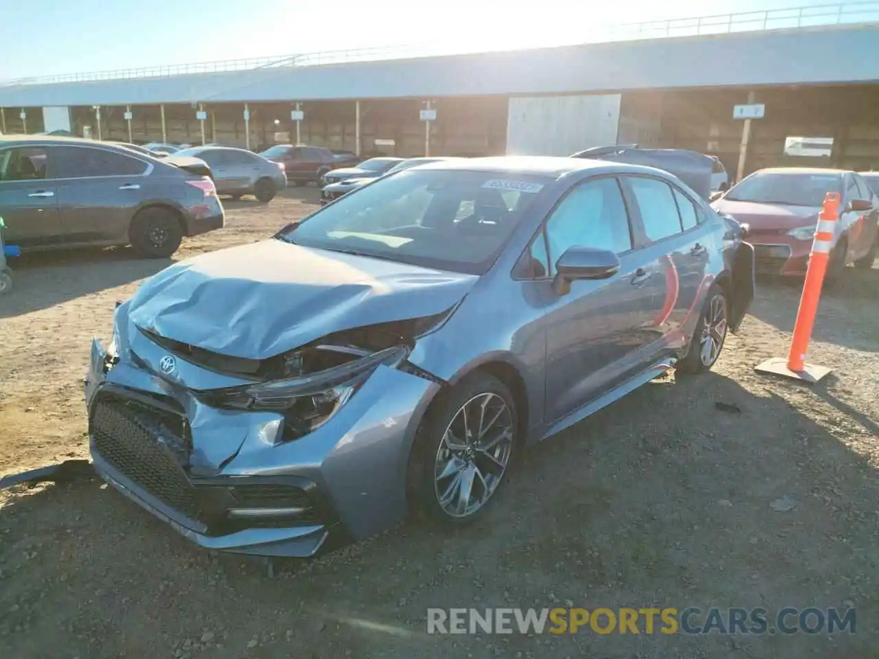 2 Photograph of a damaged car 5YFS4MCE7MP093493 TOYOTA COROLLA 2021