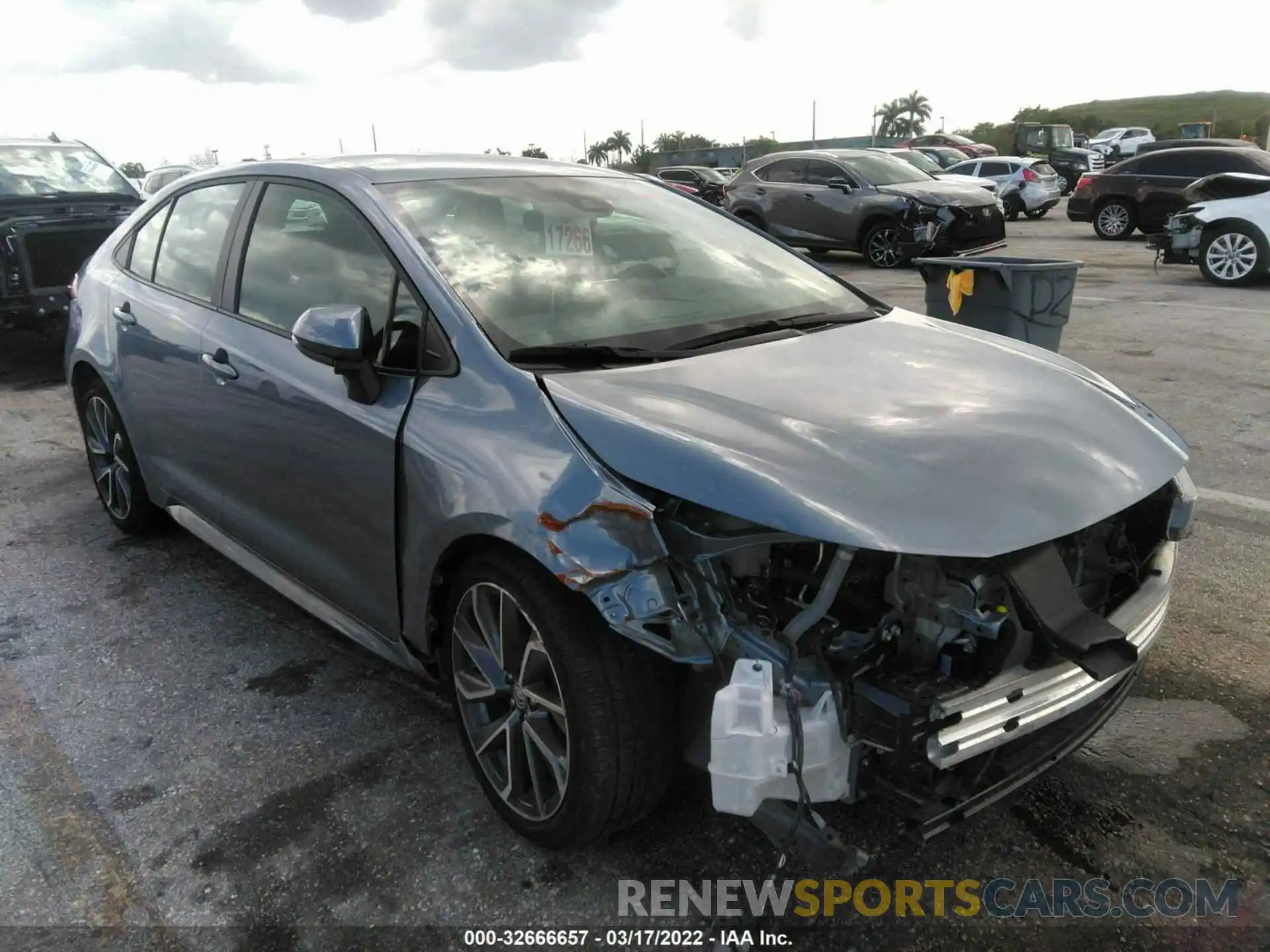 1 Photograph of a damaged car 5YFS4MCE7MP094921 TOYOTA COROLLA 2021