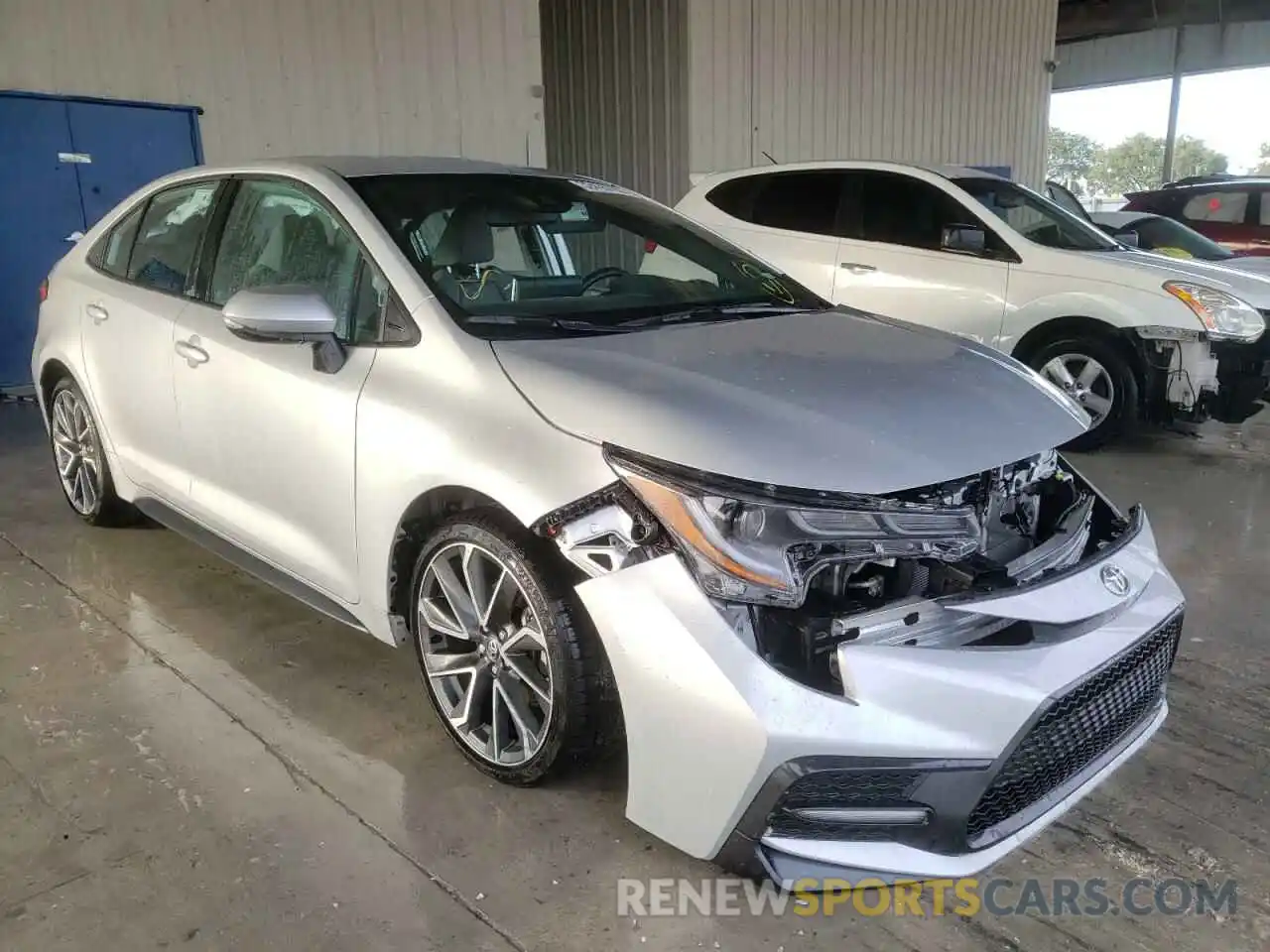 1 Photograph of a damaged car 5YFS4MCE7MP095146 TOYOTA COROLLA 2021