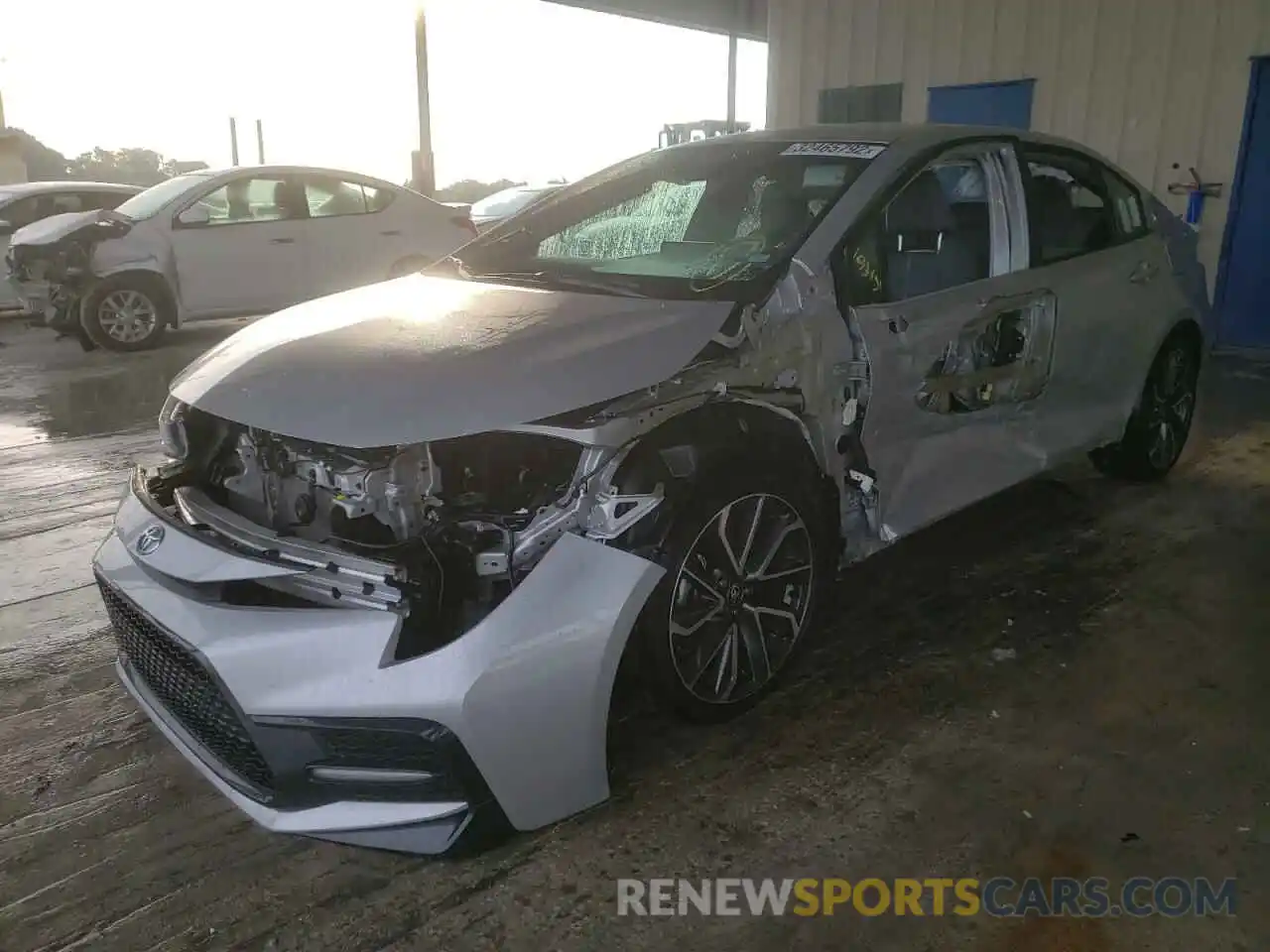 2 Photograph of a damaged car 5YFS4MCE7MP095146 TOYOTA COROLLA 2021