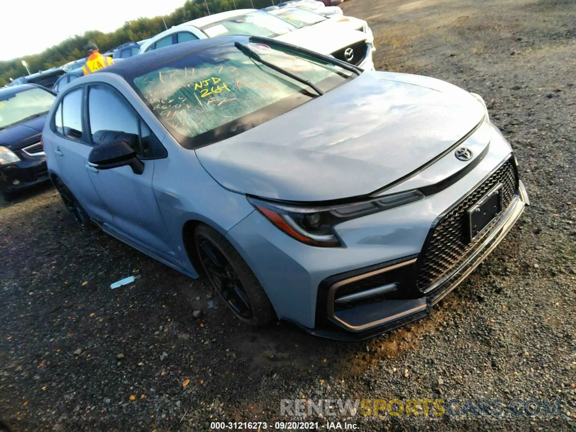 1 Photograph of a damaged car 5YFS4MCE7MP095454 TOYOTA COROLLA 2021