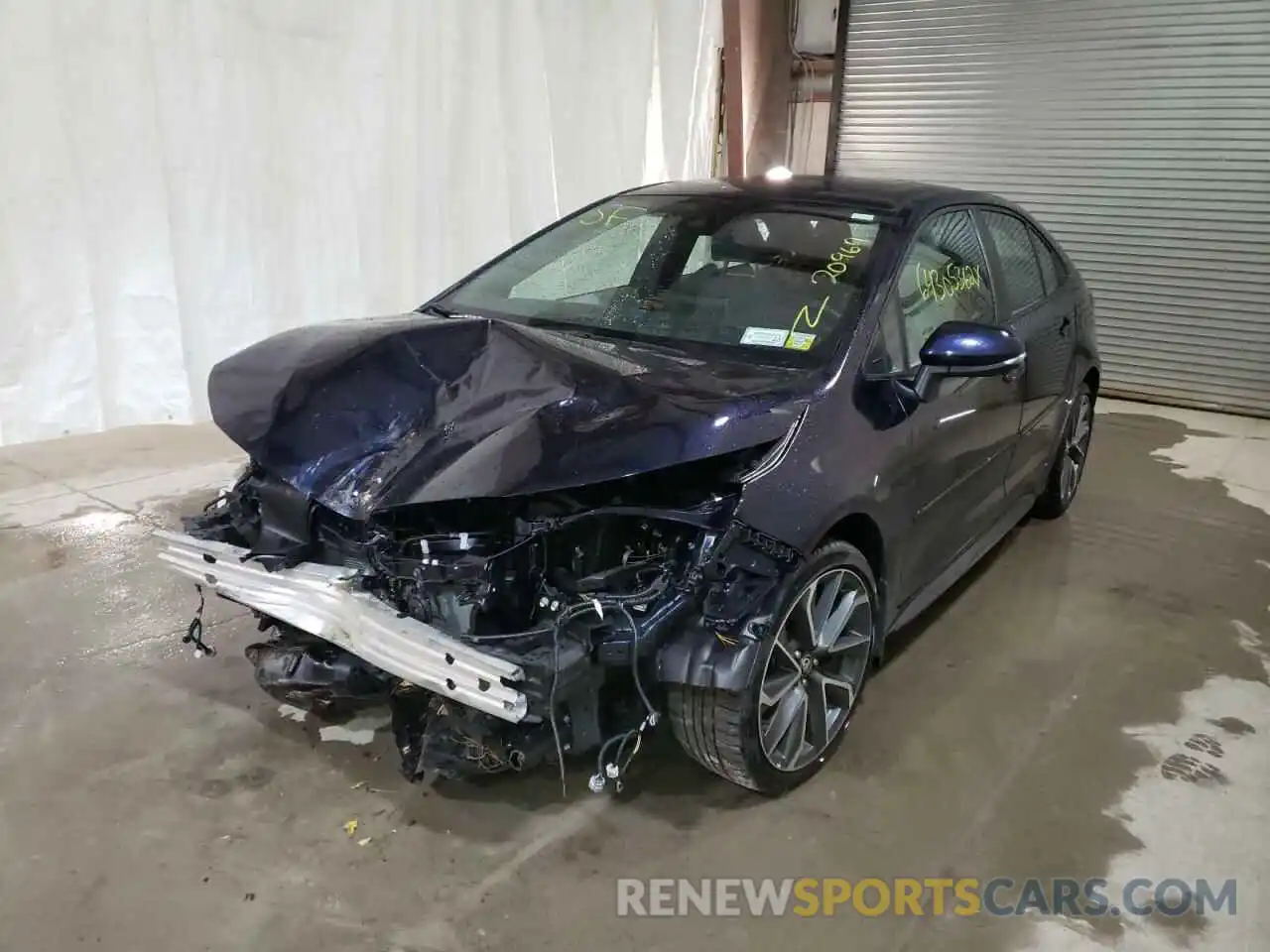 2 Photograph of a damaged car 5YFS4MCE7MP095695 TOYOTA COROLLA 2021