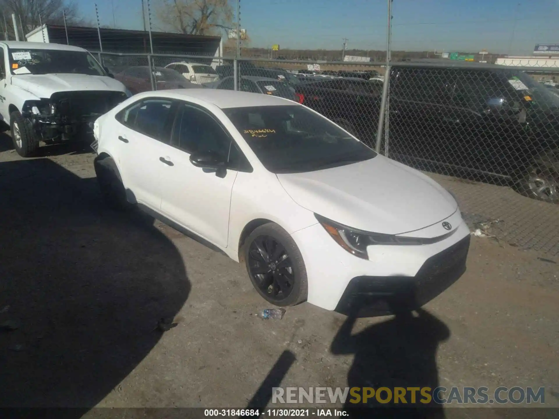 1 Photograph of a damaged car 5YFS4MCE7MP096362 TOYOTA COROLLA 2021