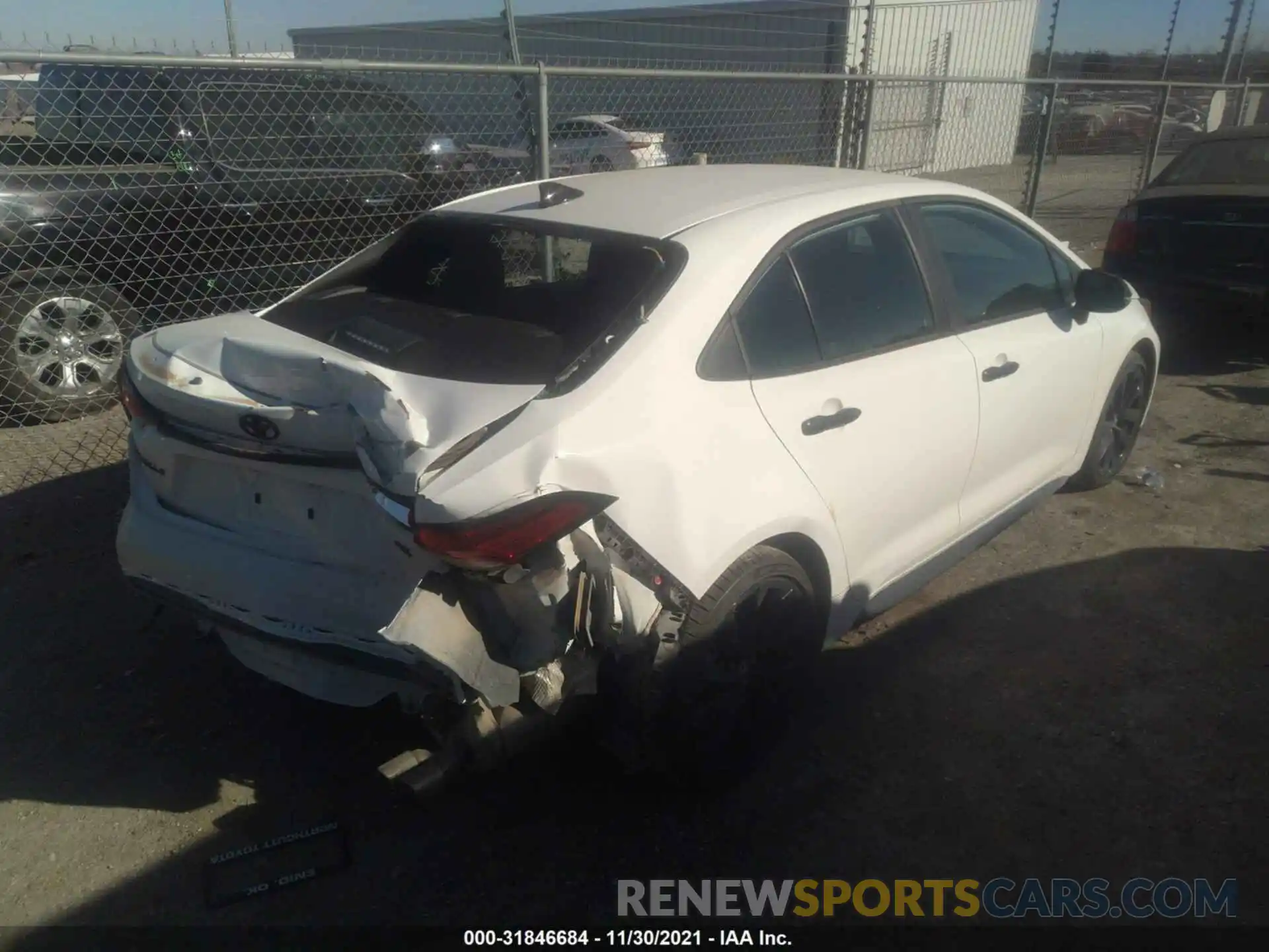 4 Photograph of a damaged car 5YFS4MCE7MP096362 TOYOTA COROLLA 2021