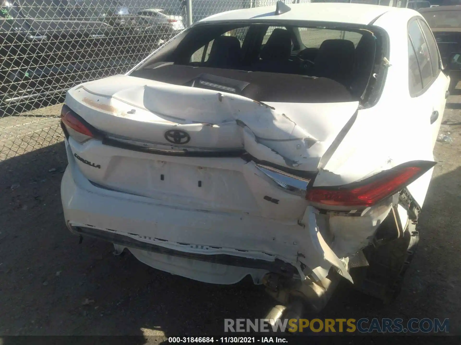 6 Photograph of a damaged car 5YFS4MCE7MP096362 TOYOTA COROLLA 2021