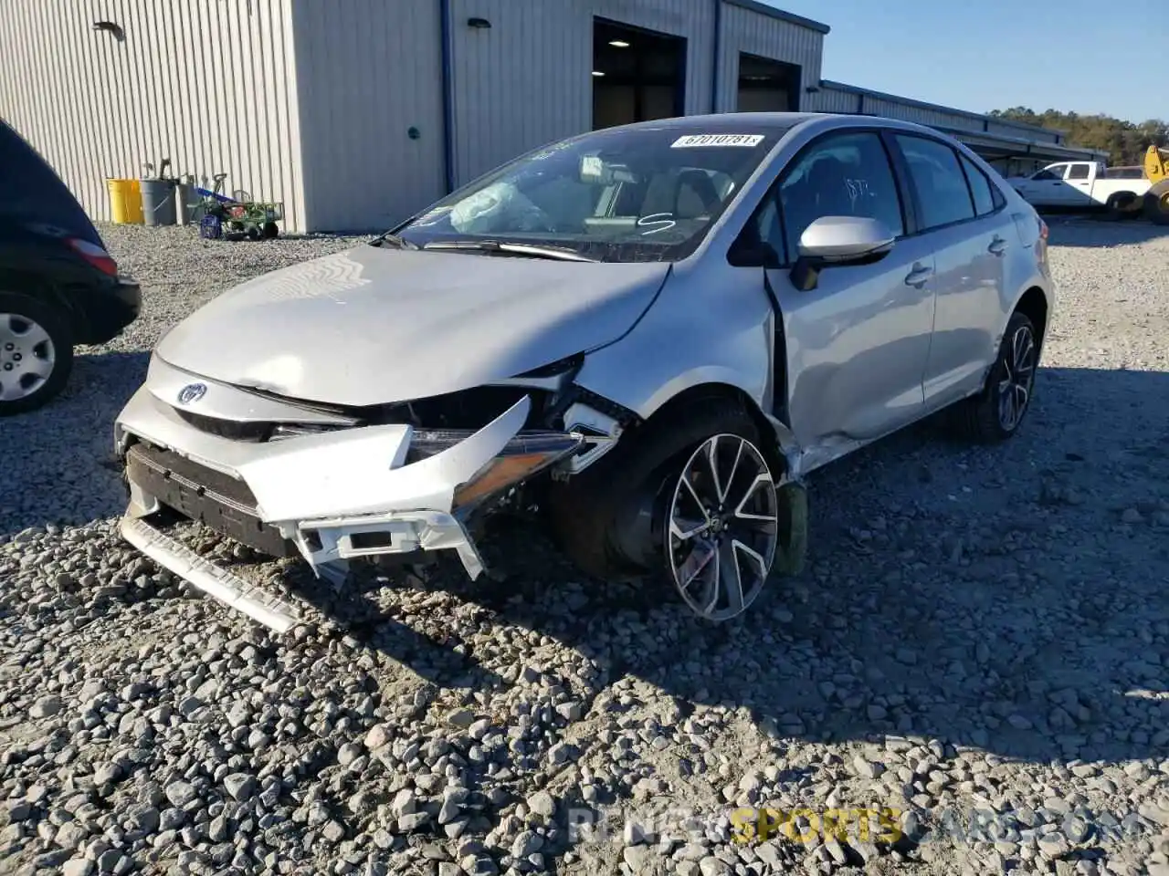 2 Photograph of a damaged car 5YFS4MCE7MP096801 TOYOTA COROLLA 2021