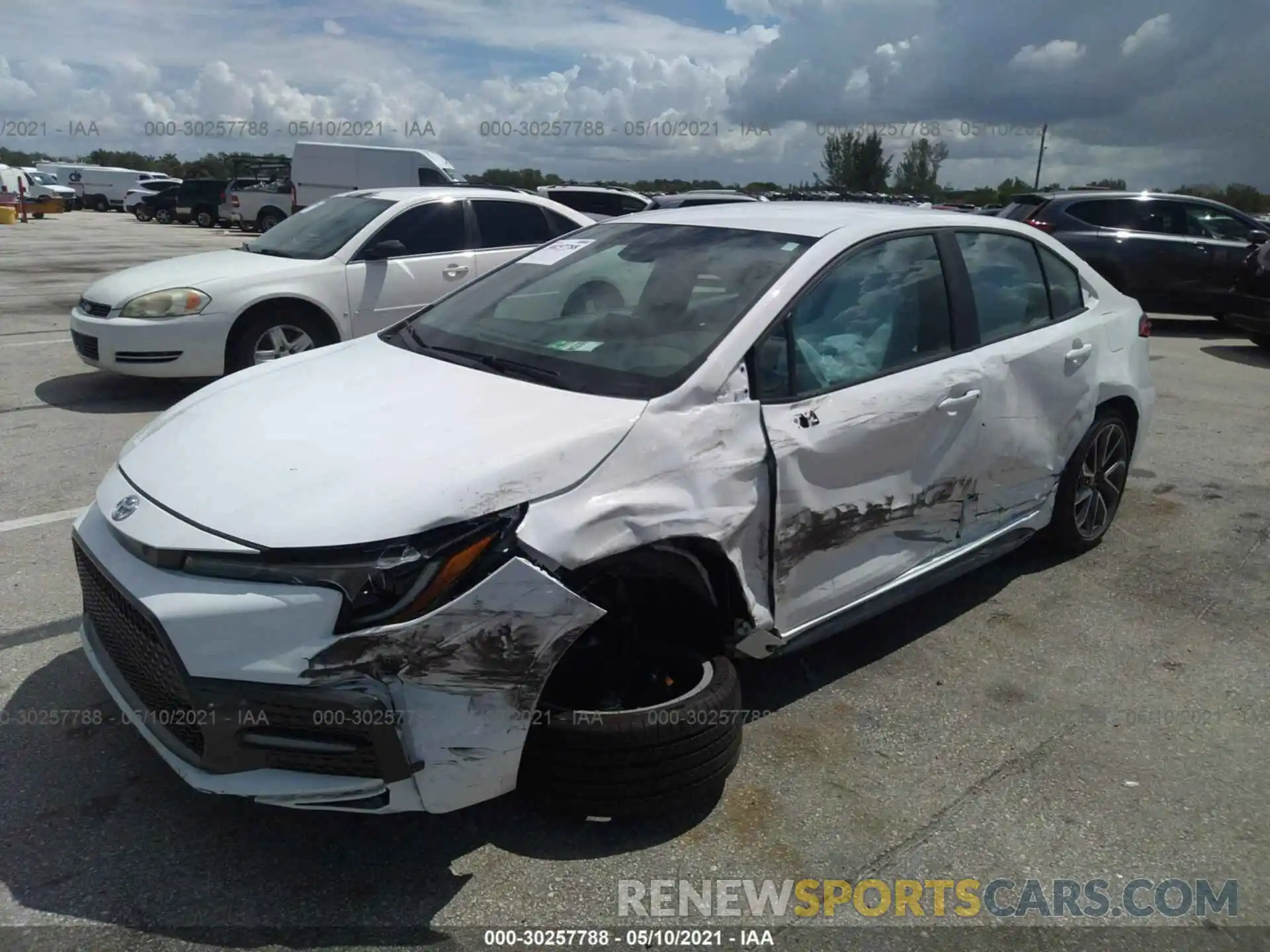 6 Photograph of a damaged car 5YFS4MCE8MP059532 TOYOTA COROLLA 2021