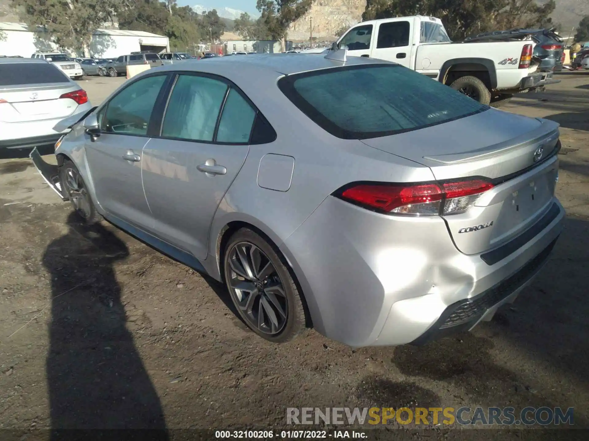 3 Photograph of a damaged car 5YFS4MCE8MP059711 TOYOTA COROLLA 2021