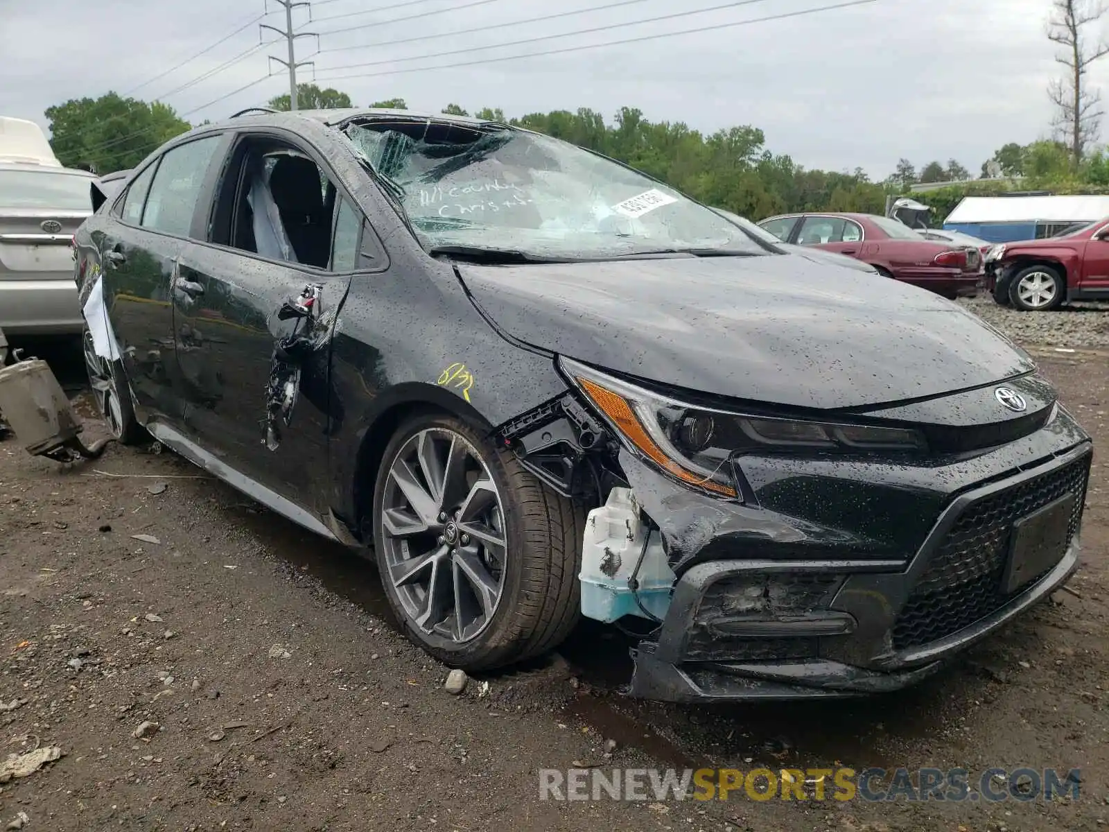 9 Photograph of a damaged car 5YFS4MCE8MP060423 TOYOTA COROLLA 2021