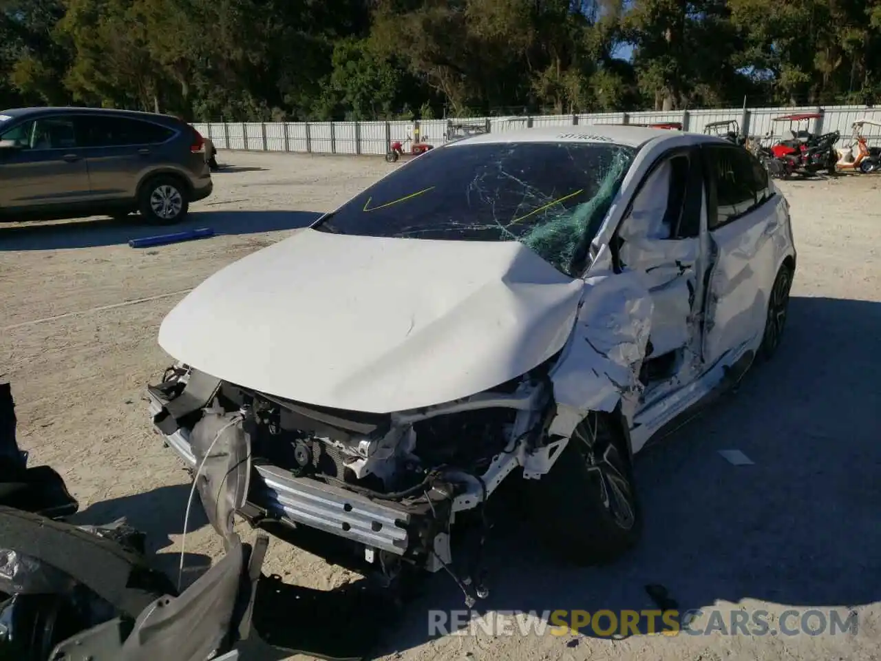 9 Photograph of a damaged car 5YFS4MCE8MP060504 TOYOTA COROLLA 2021