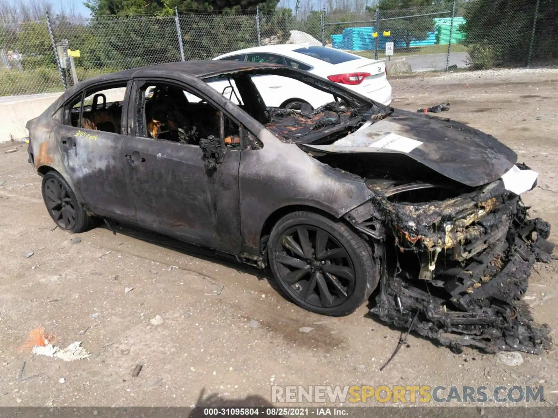 1 Photograph of a damaged car 5YFS4MCE8MP061037 TOYOTA COROLLA 2021