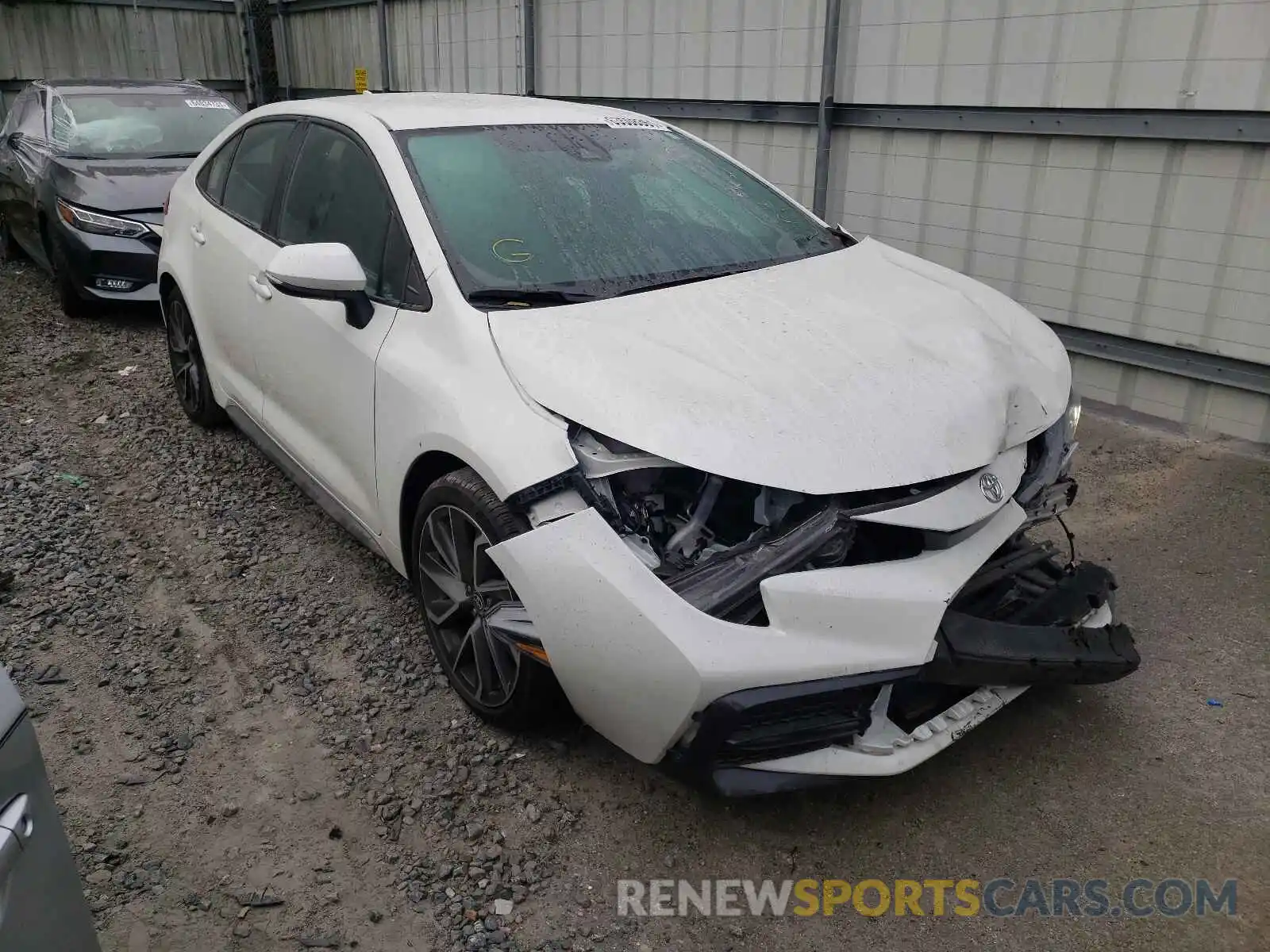 1 Photograph of a damaged car 5YFS4MCE8MP061197 TOYOTA COROLLA 2021