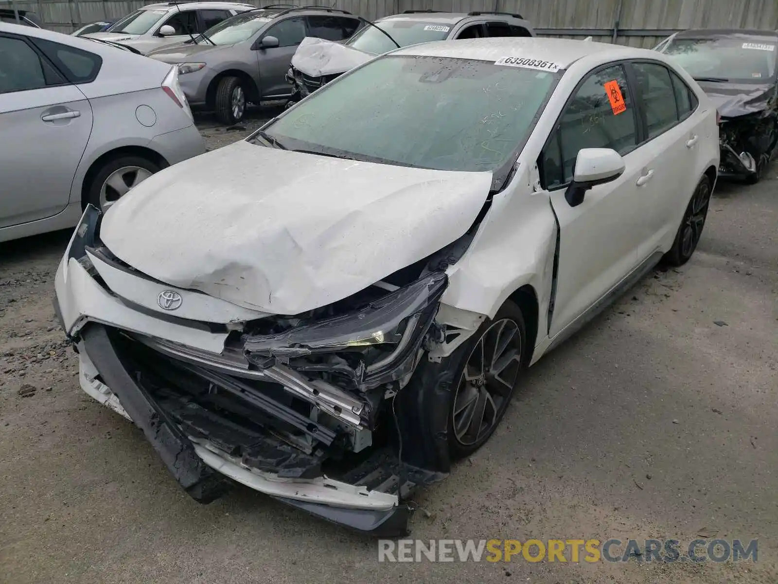 2 Photograph of a damaged car 5YFS4MCE8MP061197 TOYOTA COROLLA 2021