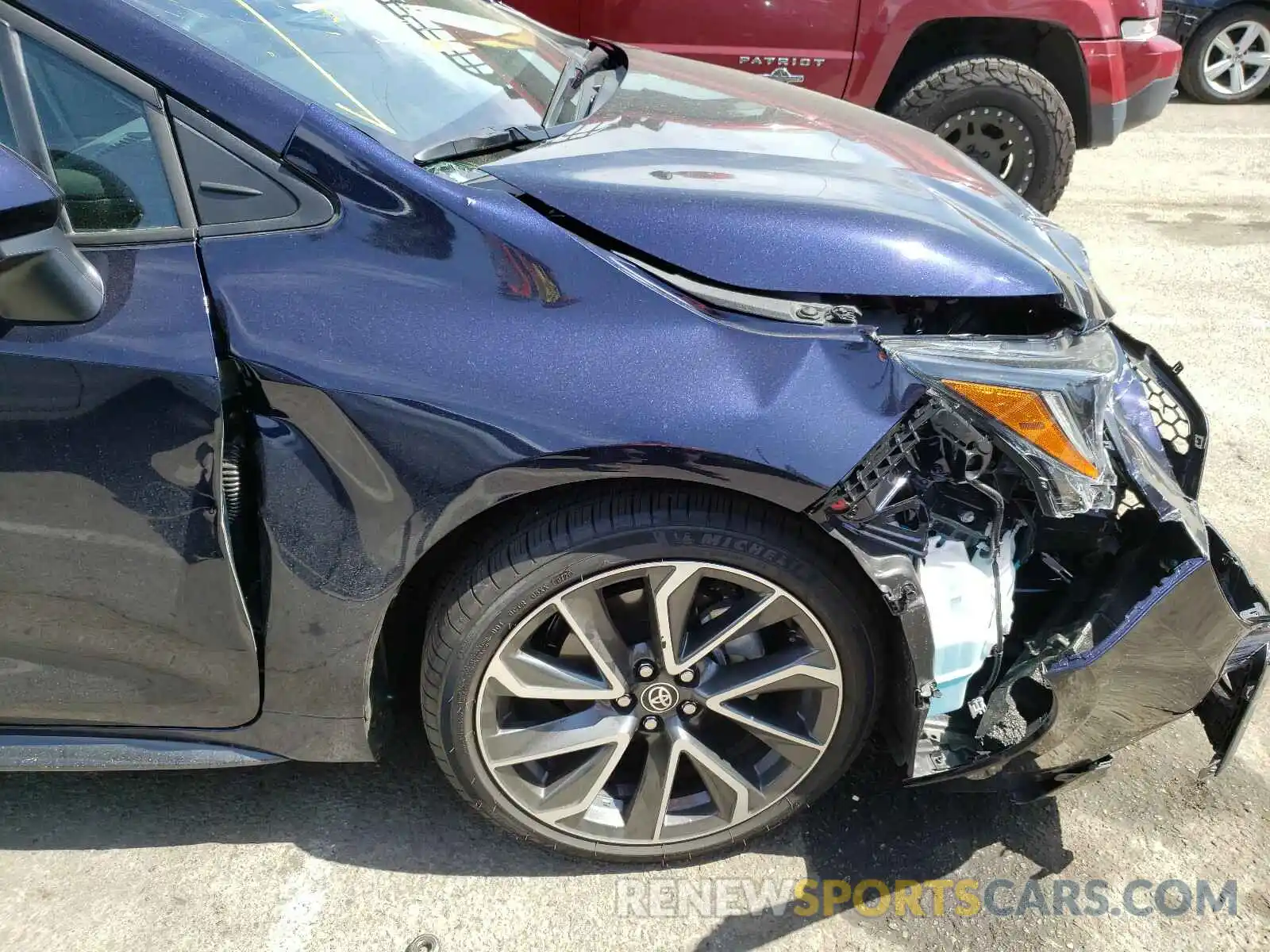 9 Photograph of a damaged car 5YFS4MCE8MP061362 TOYOTA COROLLA 2021