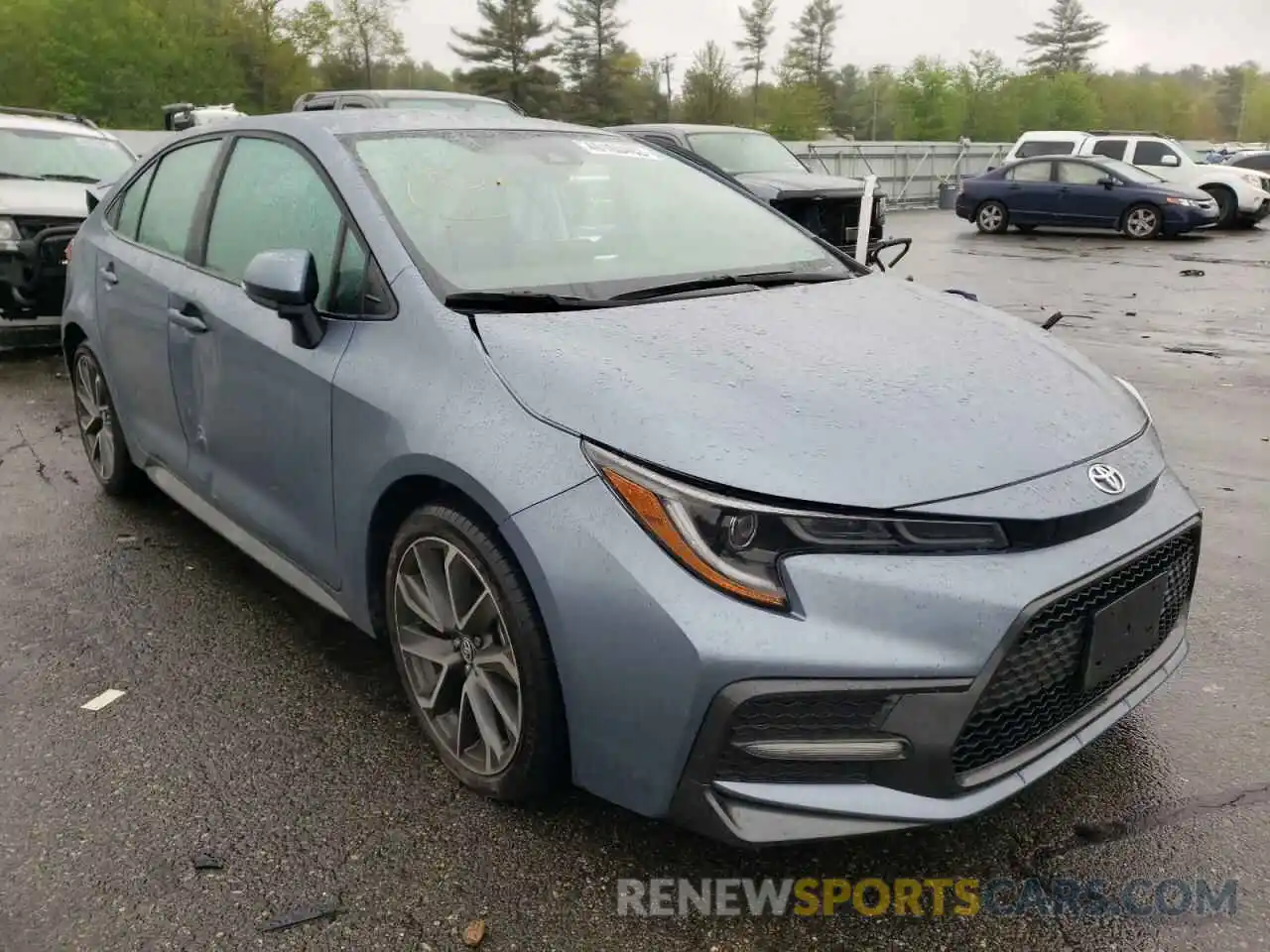 1 Photograph of a damaged car 5YFS4MCE8MP062317 TOYOTA COROLLA 2021