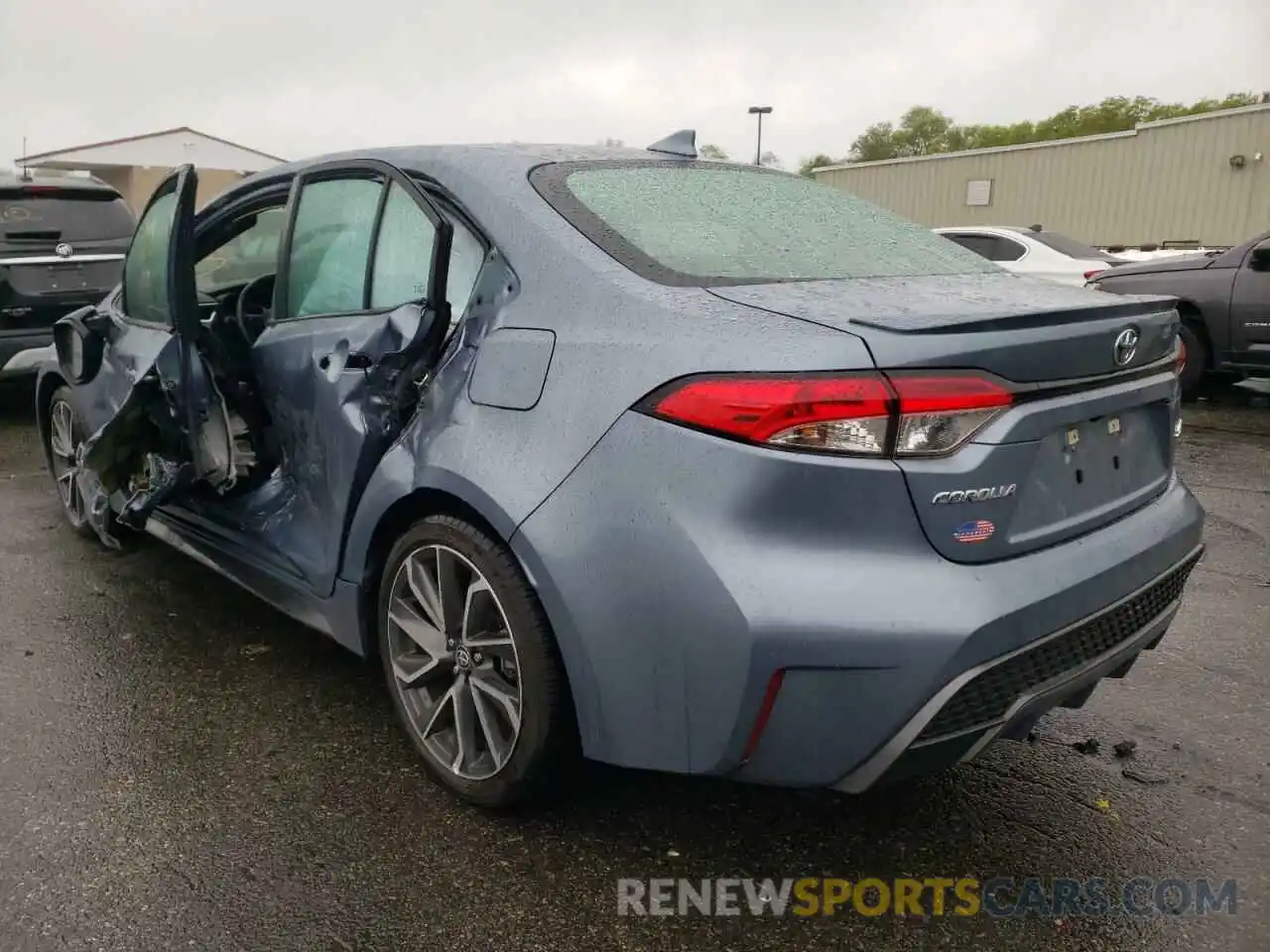 3 Photograph of a damaged car 5YFS4MCE8MP062317 TOYOTA COROLLA 2021