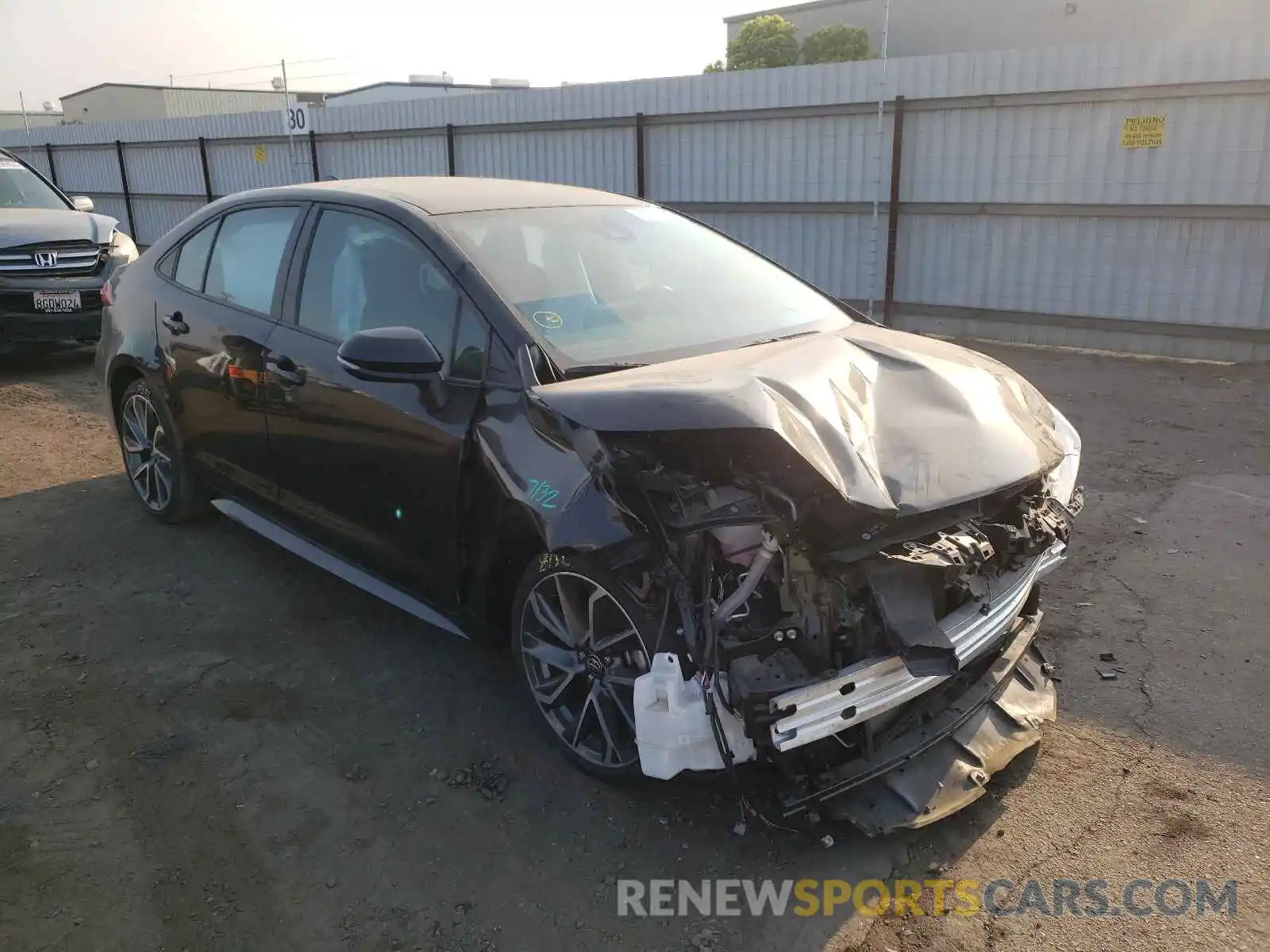 1 Photograph of a damaged car 5YFS4MCE8MP063290 TOYOTA COROLLA 2021