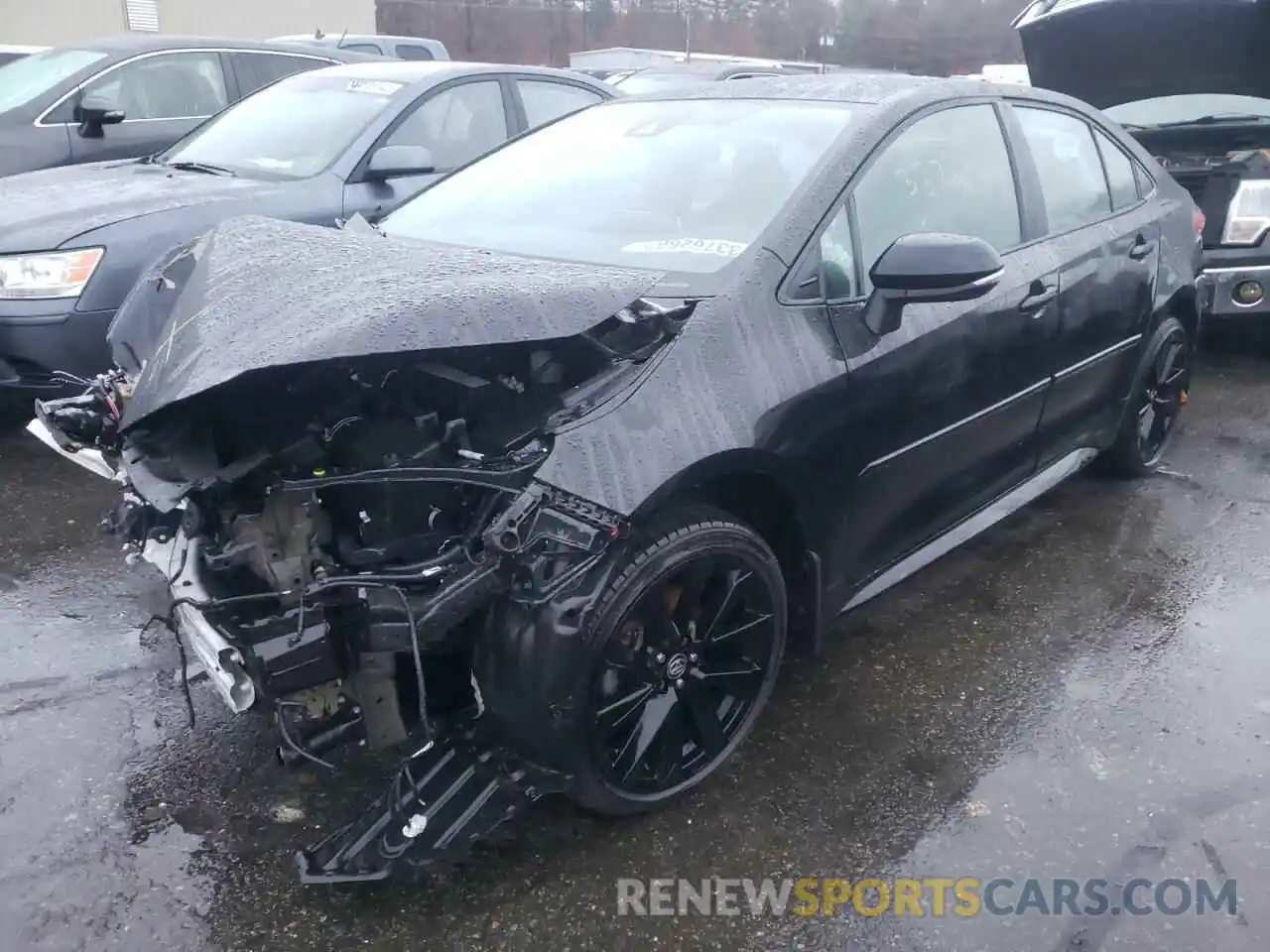 2 Photograph of a damaged car 5YFS4MCE8MP063337 TOYOTA COROLLA 2021