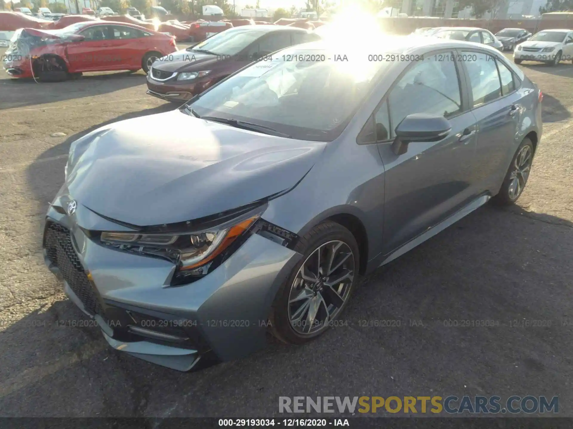 2 Photograph of a damaged car 5YFS4MCE8MP063807 TOYOTA COROLLA 2021