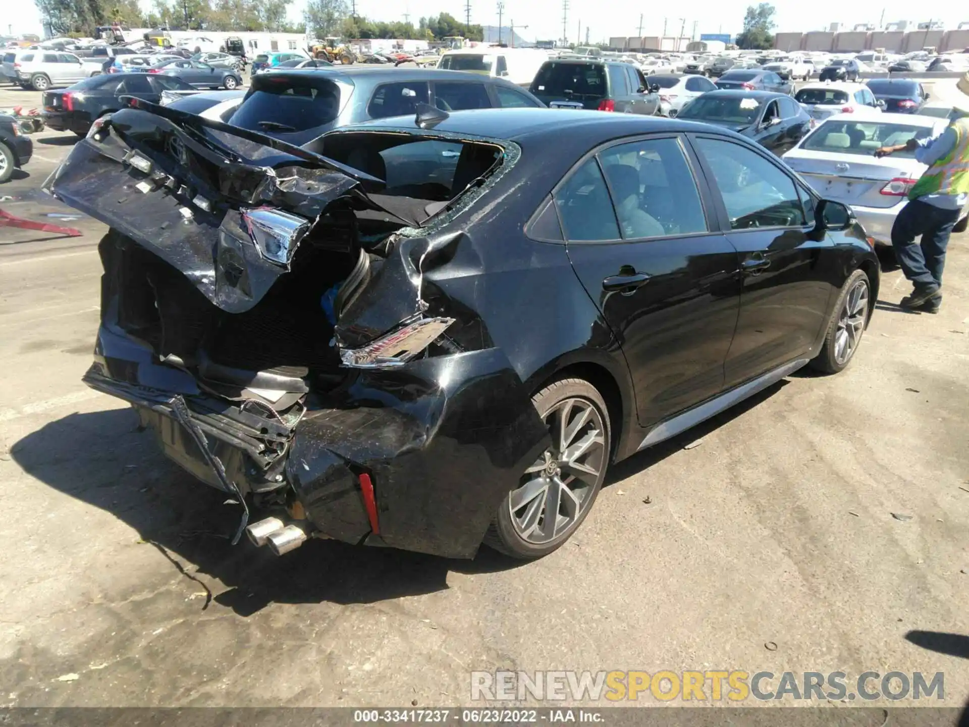 4 Photograph of a damaged car 5YFS4MCE8MP064813 TOYOTA COROLLA 2021