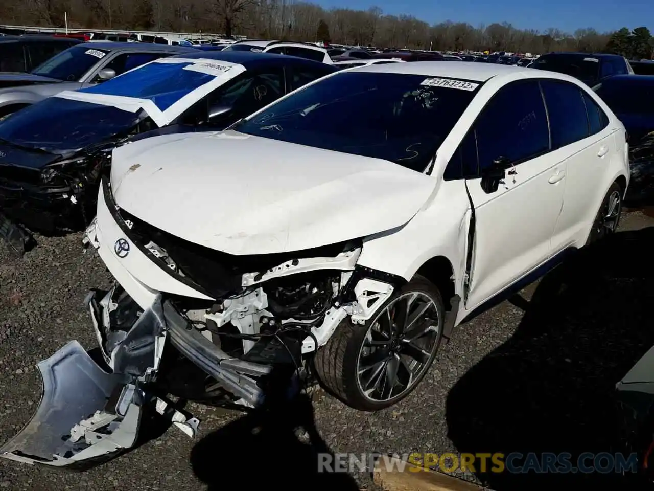 2 Photograph of a damaged car 5YFS4MCE8MP065525 TOYOTA COROLLA 2021