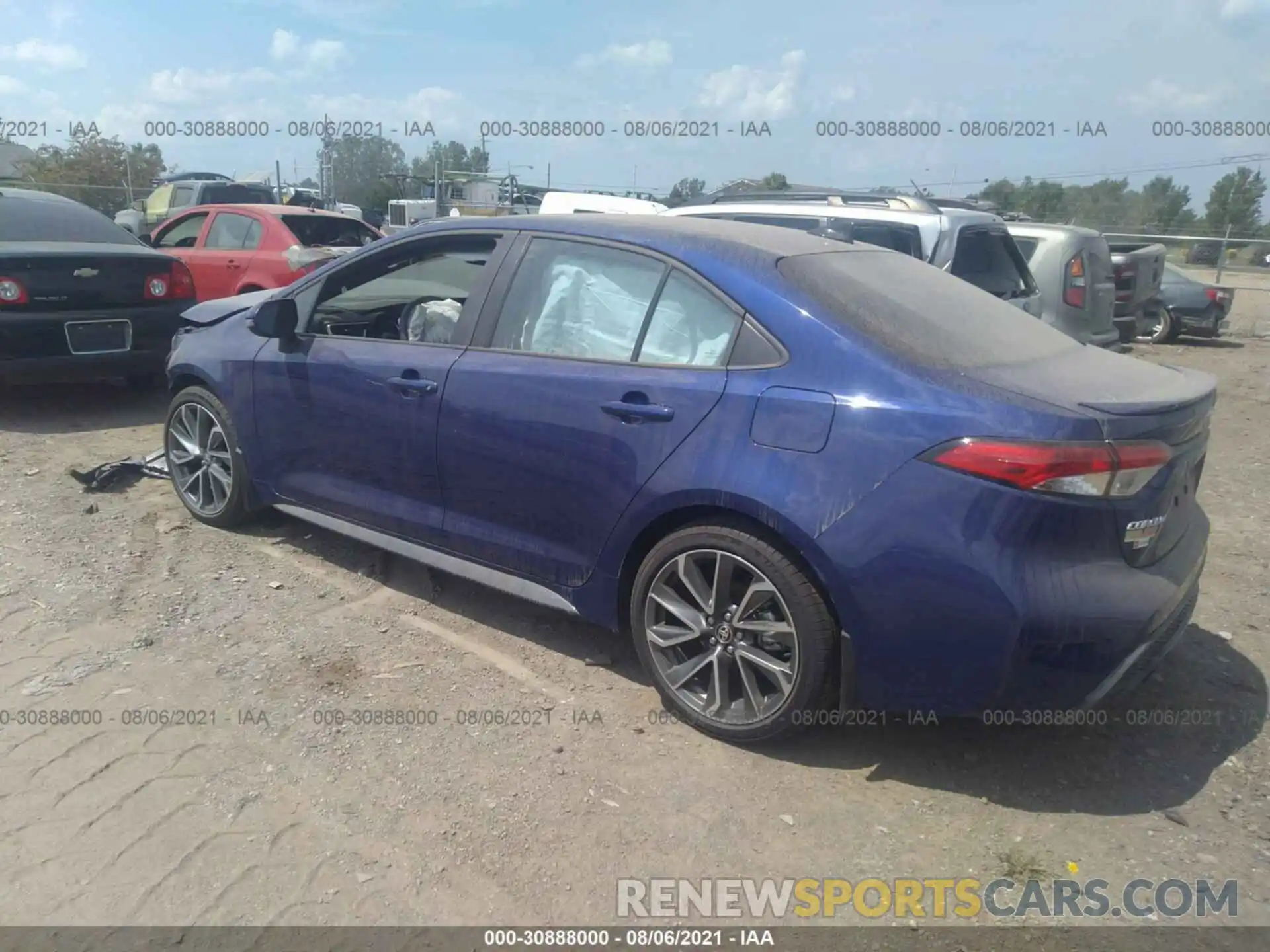 3 Photograph of a damaged car 5YFS4MCE8MP066934 TOYOTA COROLLA 2021