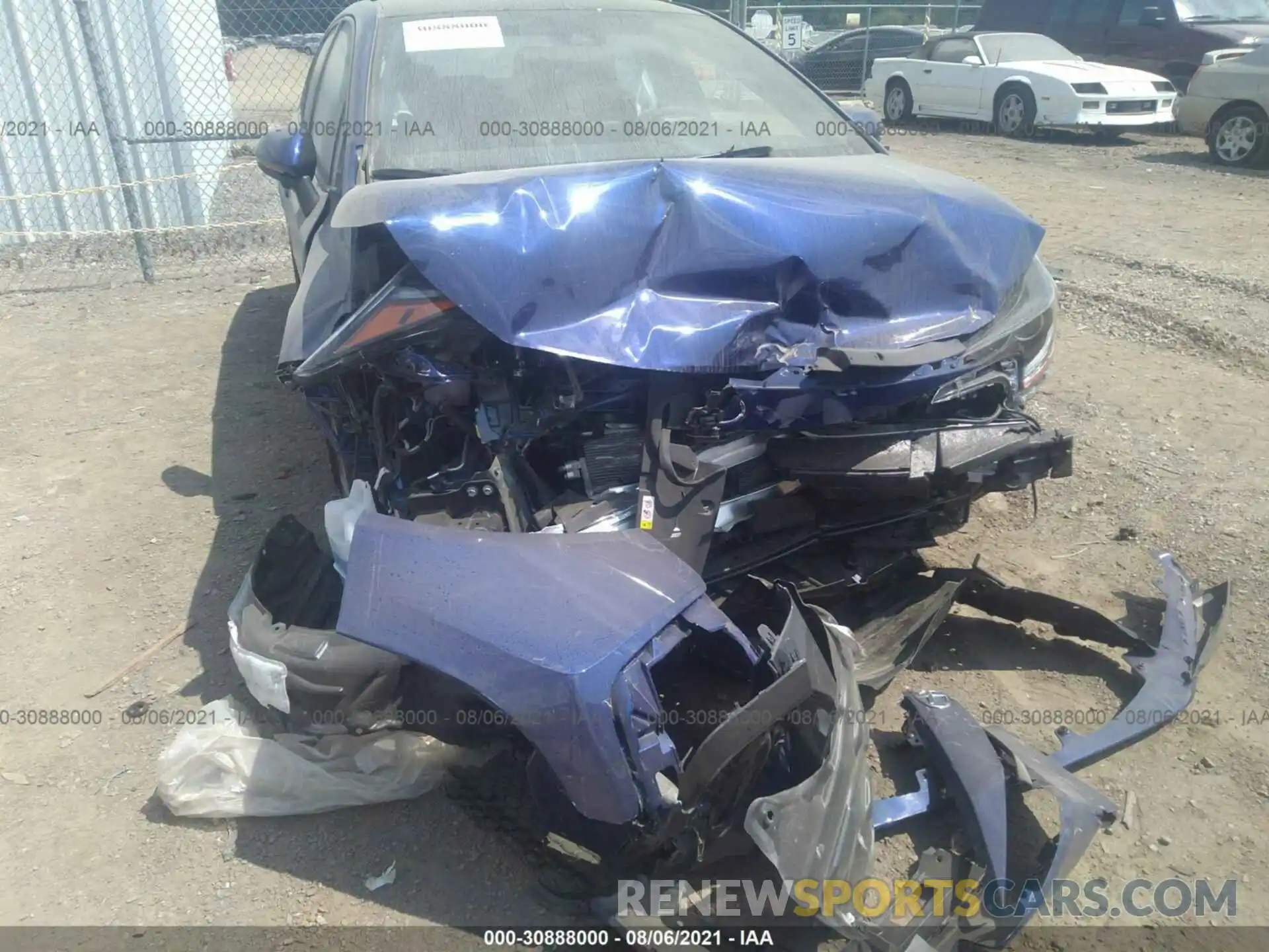 6 Photograph of a damaged car 5YFS4MCE8MP066934 TOYOTA COROLLA 2021