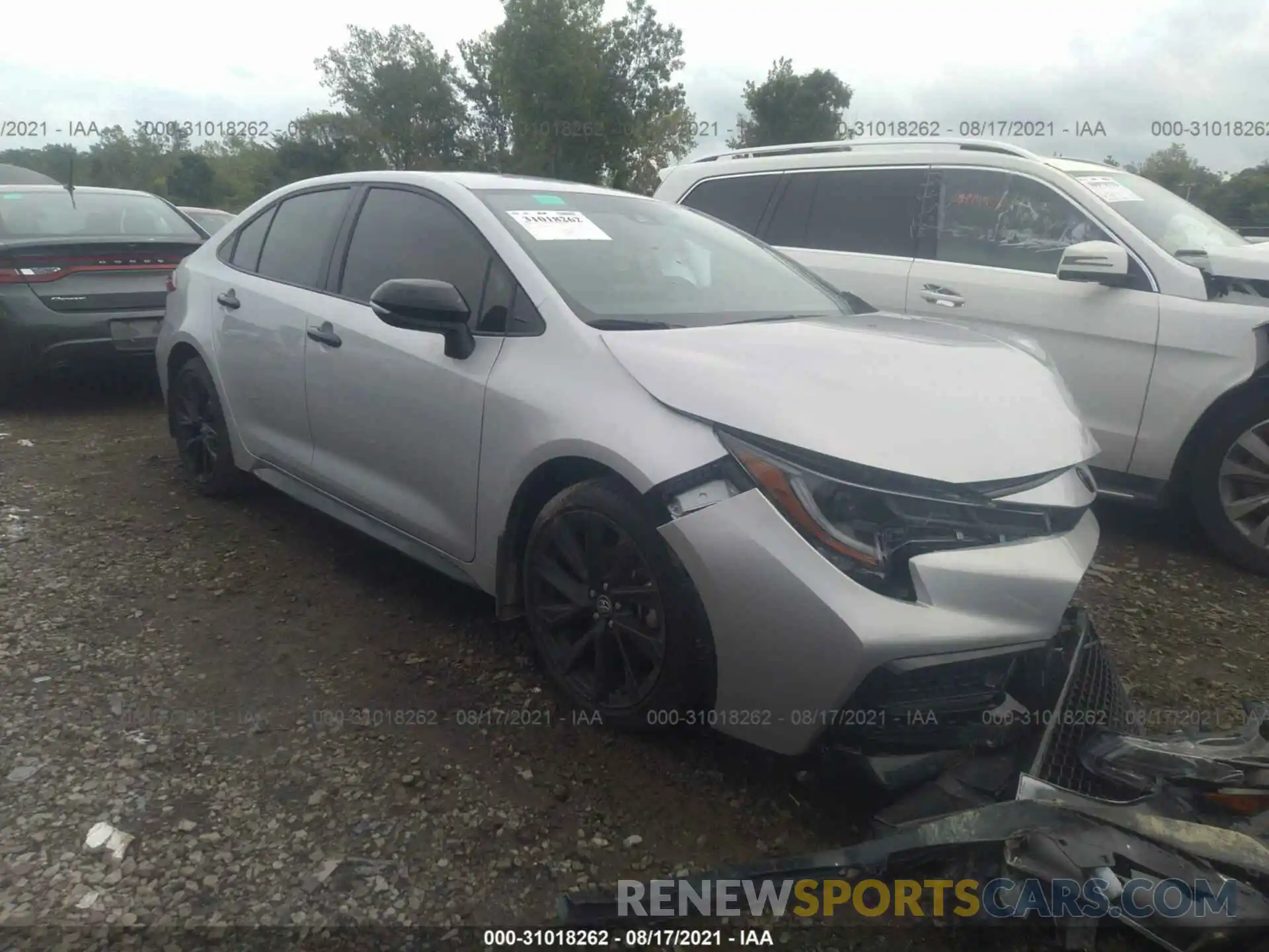 1 Photograph of a damaged car 5YFS4MCE8MP067789 TOYOTA COROLLA 2021