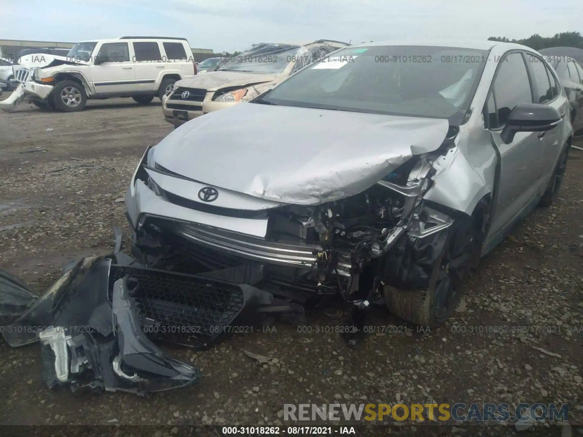 6 Photograph of a damaged car 5YFS4MCE8MP067789 TOYOTA COROLLA 2021