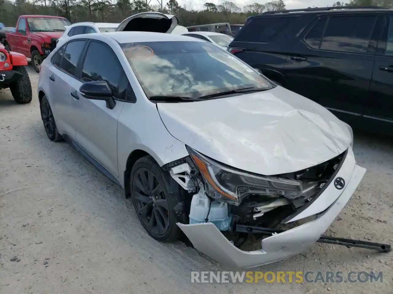 1 Photograph of a damaged car 5YFS4MCE8MP071356 TOYOTA COROLLA 2021