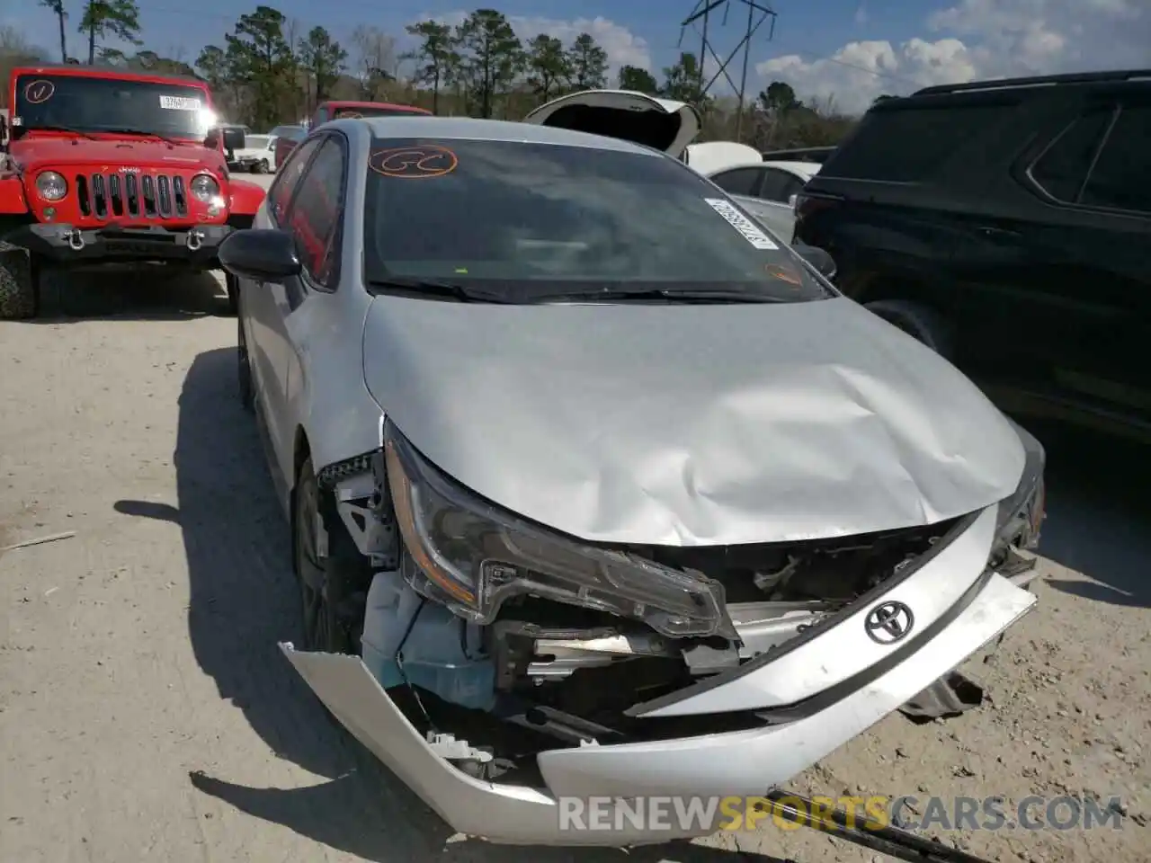 9 Photograph of a damaged car 5YFS4MCE8MP071356 TOYOTA COROLLA 2021