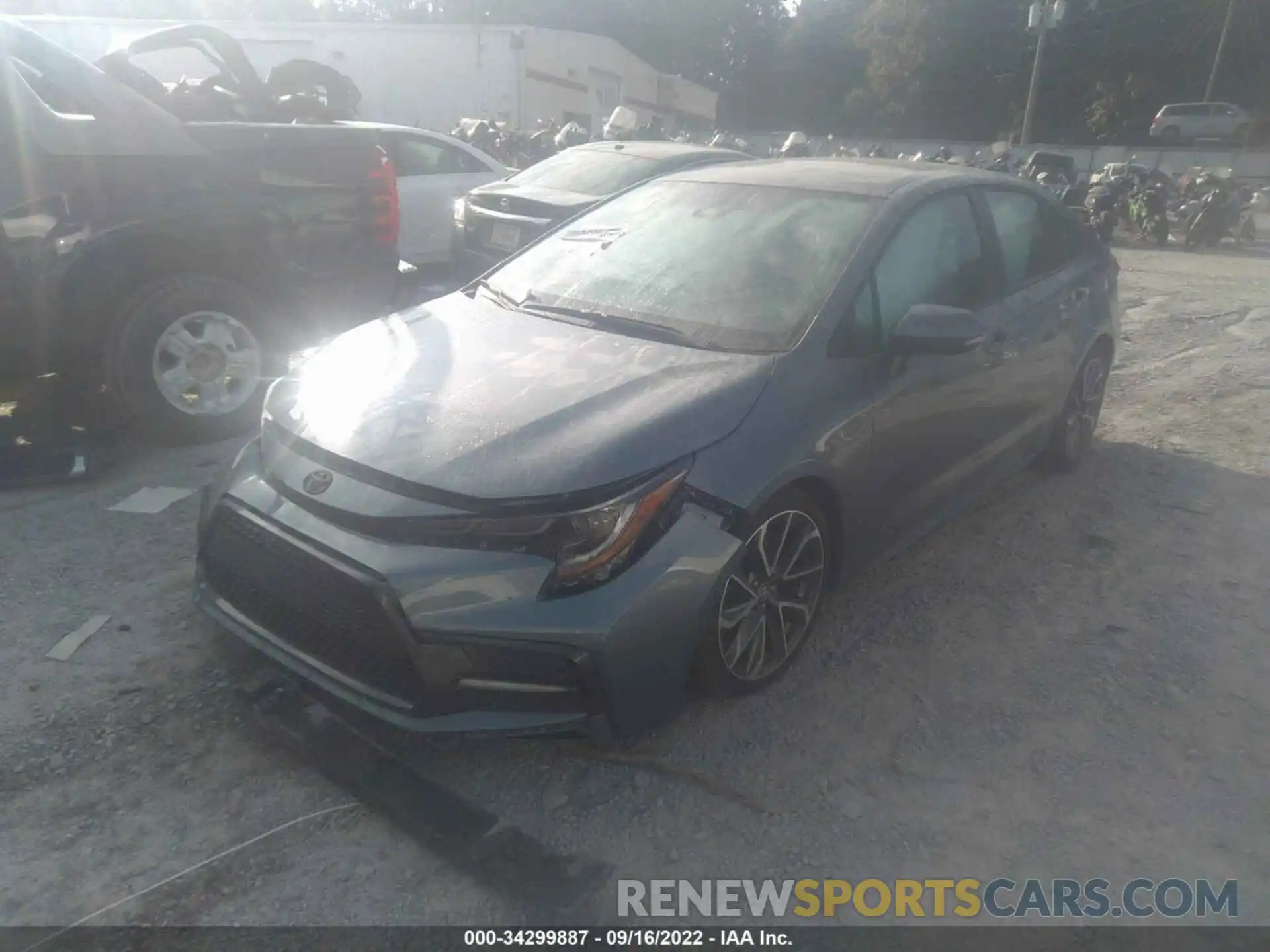 2 Photograph of a damaged car 5YFS4MCE8MP072961 TOYOTA COROLLA 2021