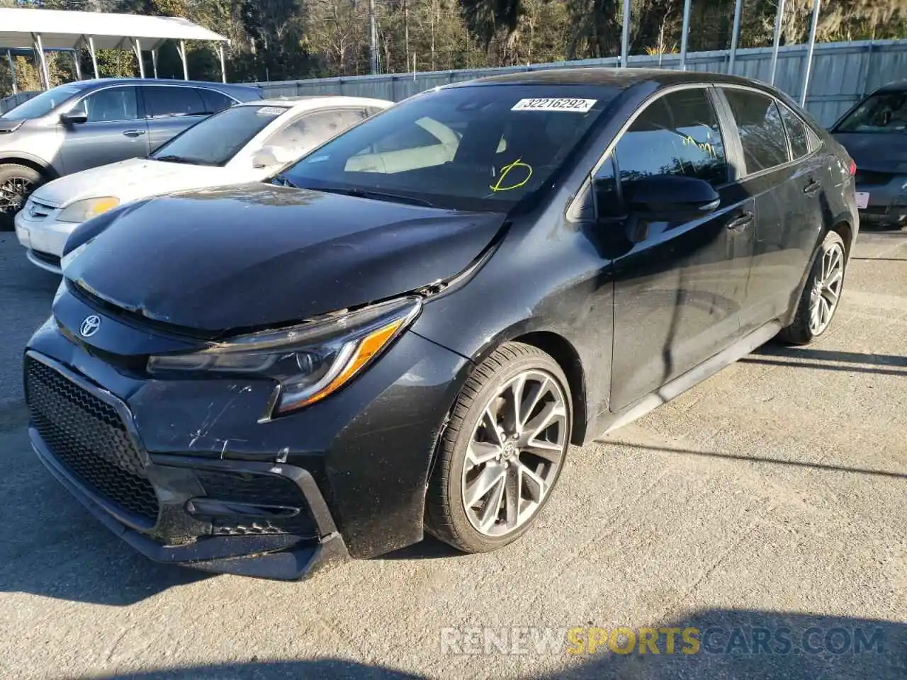 2 Photograph of a damaged car 5YFS4MCE8MP073818 TOYOTA COROLLA 2021