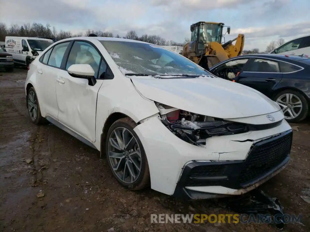 1 Photograph of a damaged car 5YFS4MCE8MP075021 TOYOTA COROLLA 2021