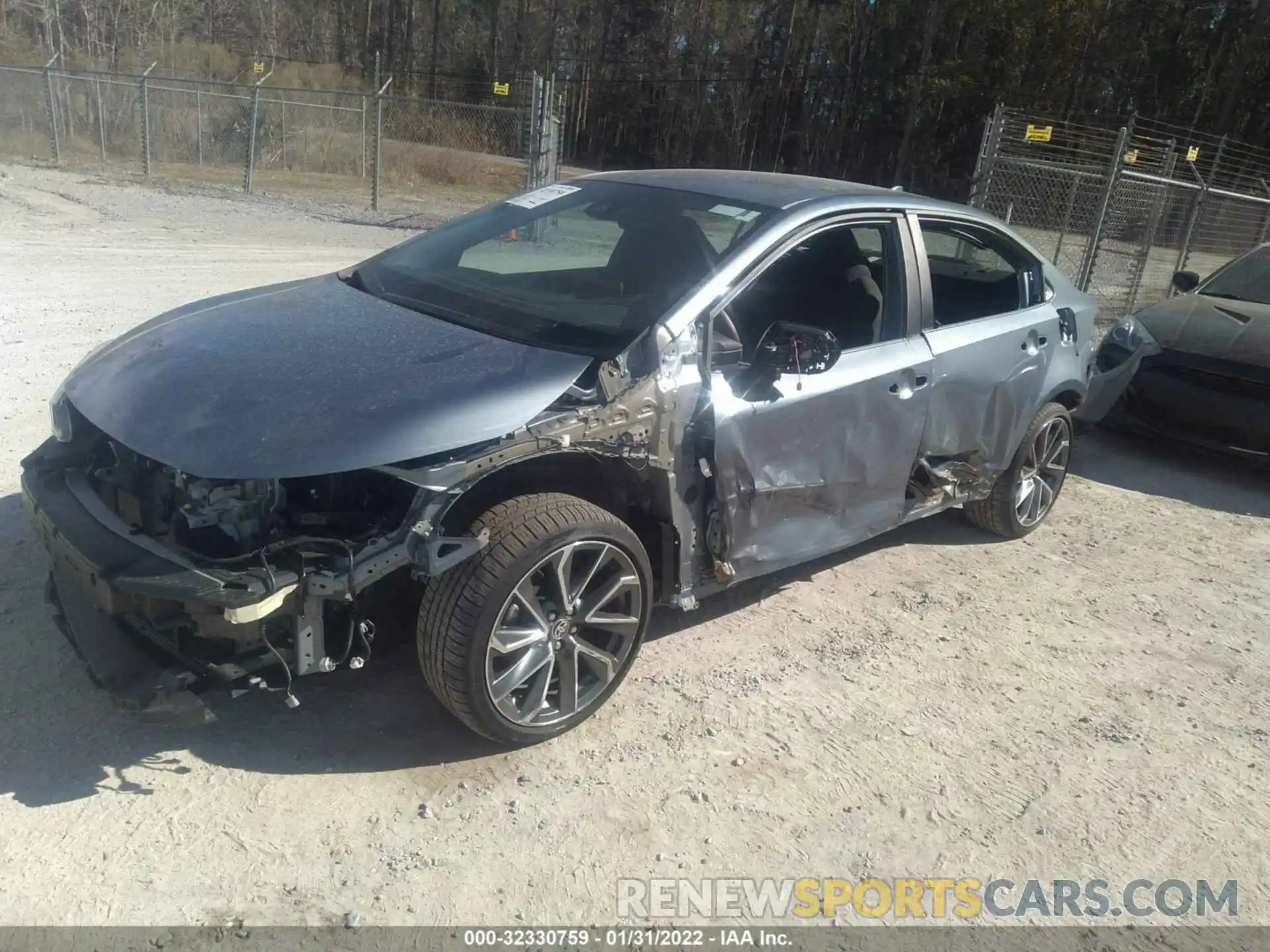 2 Photograph of a damaged car 5YFS4MCE8MP076086 TOYOTA COROLLA 2021